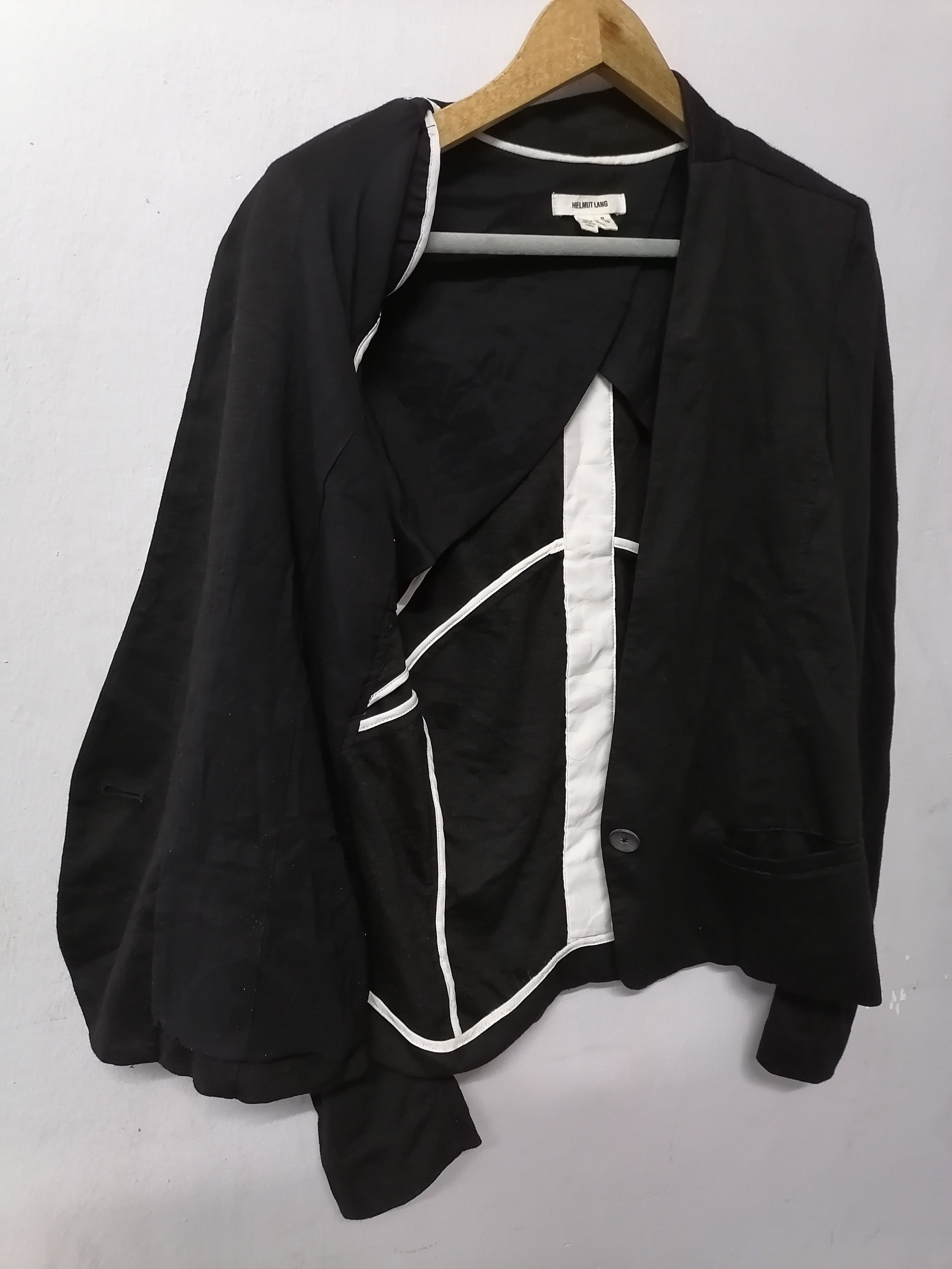 Helmut Lang Helmut Lang F03HW101 Black Blazer Size XS / US 0-2 / IT 36-38 - 5 Thumbnail