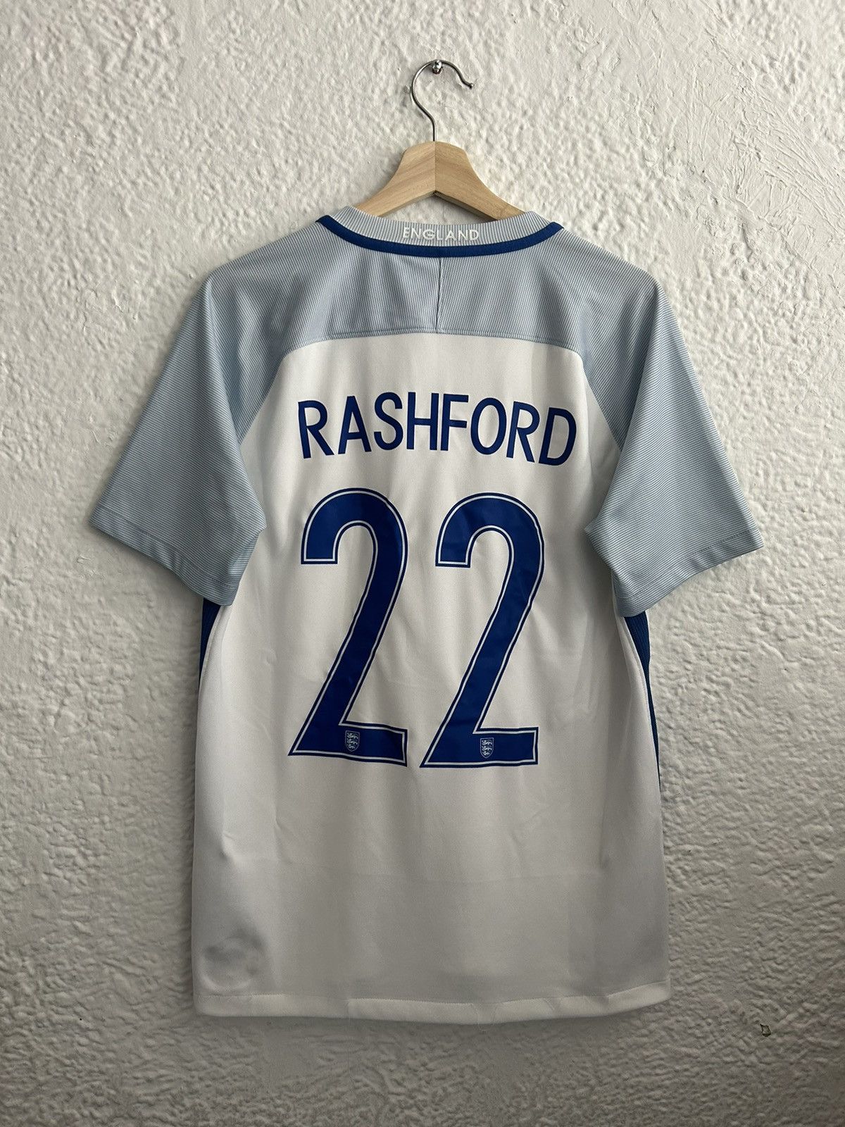 Nike Euro 2016 Marcus Rashford England Nike Home Kit Size US S / EU 44-46 / 1 - 1 Thumbnail