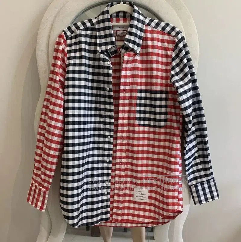 Thom Browne Thom Browne Multi-Color Ladies Long Sleeve Shirt . Size M / US 6-8 / IT 42-44 - 1 Thumbnail