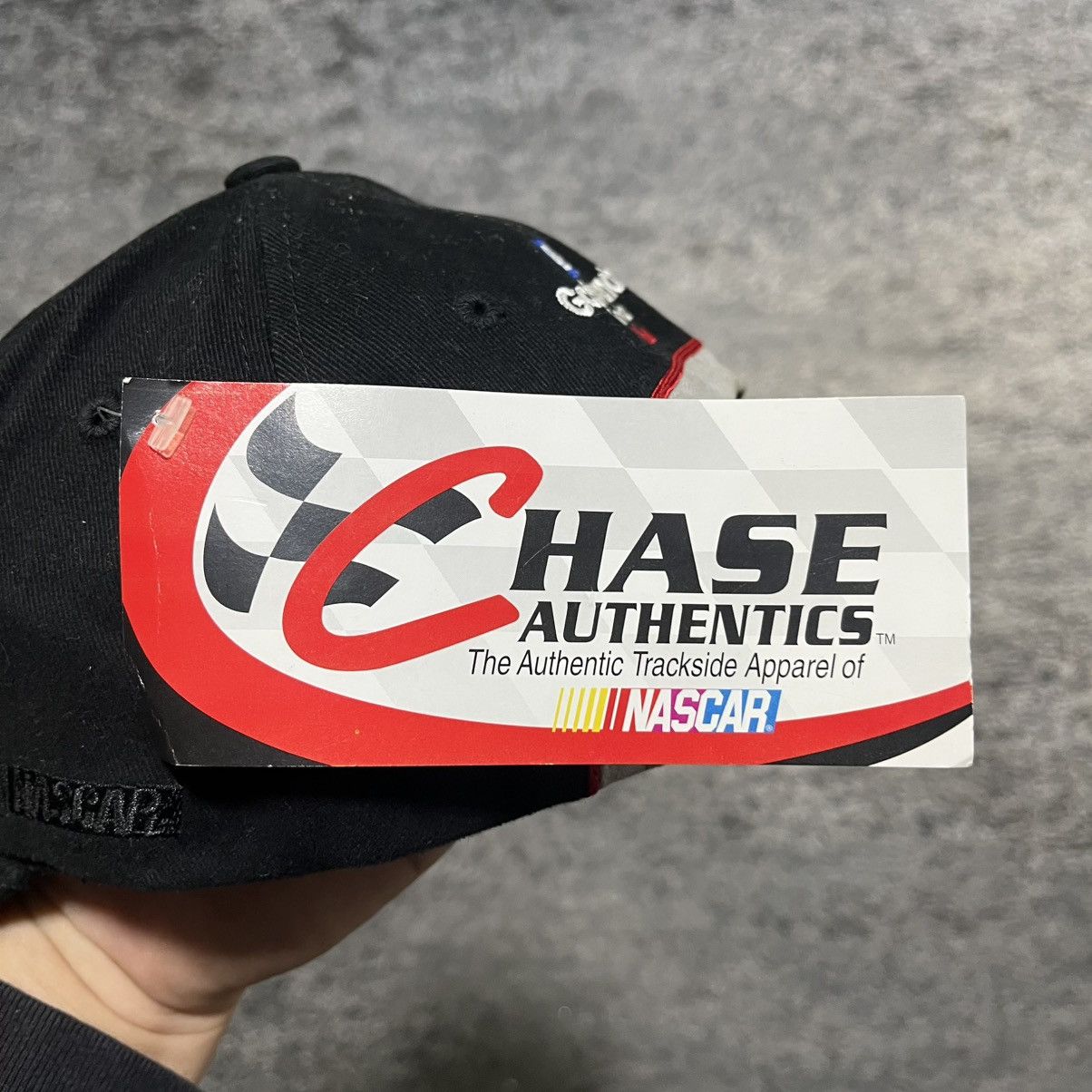 Chase Authentics VINTAGE DALE EARNHARDT BLACK NASCAR RACING HAT 2000s Size ONE SIZE - 4 Thumbnail