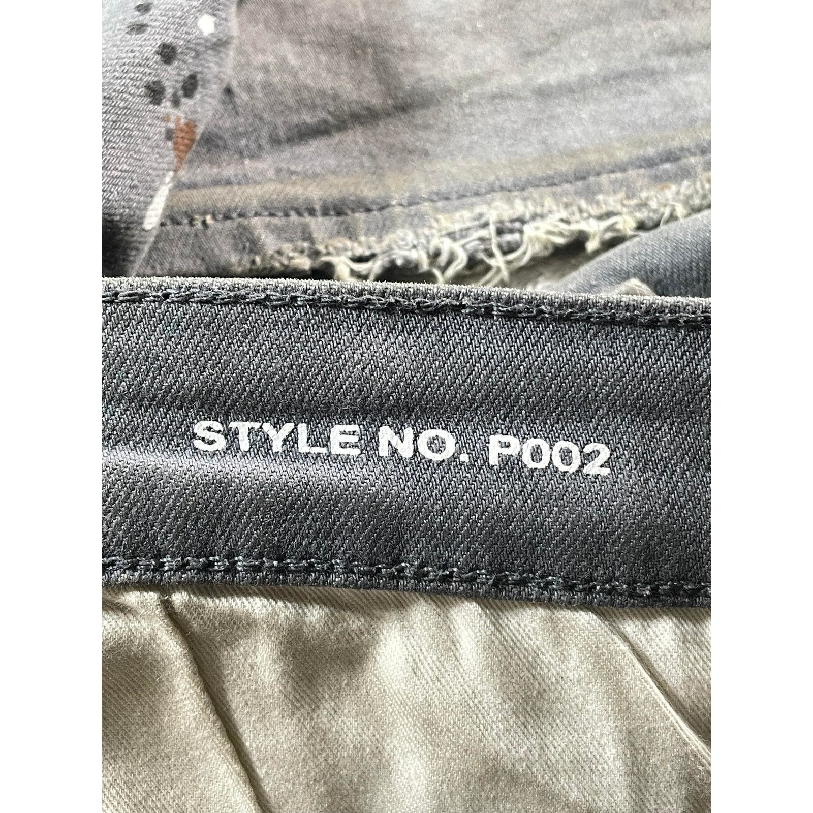 Purple Brand Purple Brand Paint Splatter Grey Jeans Size US 38 / EU 54 - 8 Thumbnail