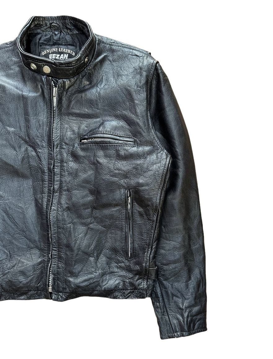 Genuine Leather Vtg EEZAN Genuine Leather Cafe Racer Jacket Size US S / EU 44-46 / 1 - 3 Thumbnail