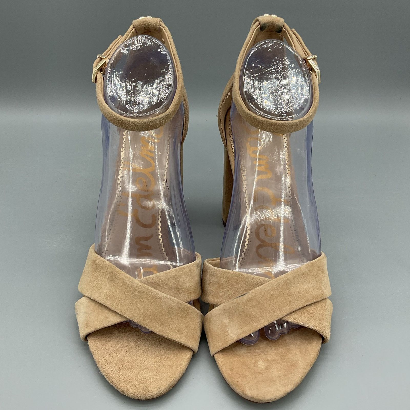 Sam Edelman Sam Edelman Women’s Yancy Ankle Strap Sandals Tan Size 9.5M Size US 11 / IT 41 - 3 Thumbnail
