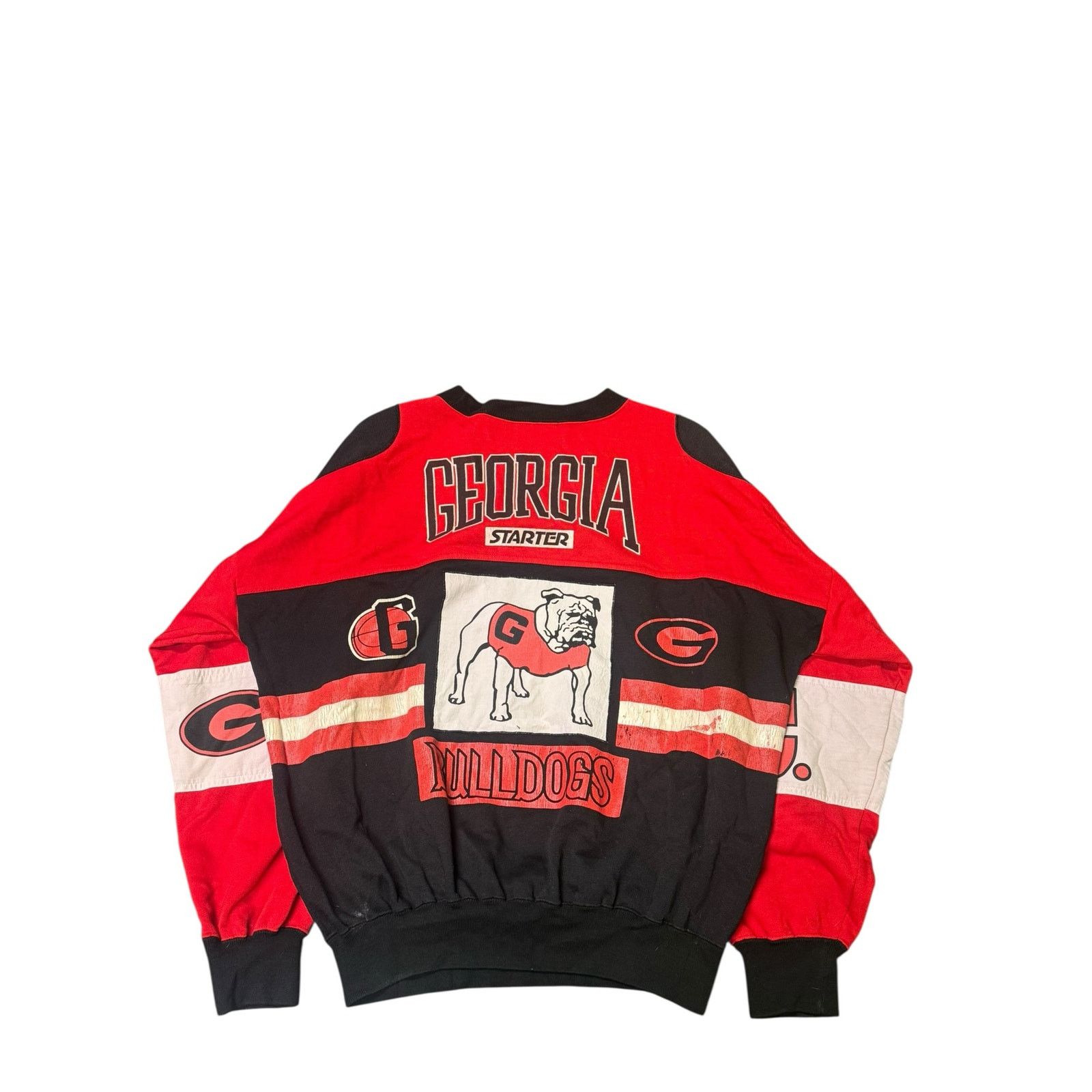 Starter Vintage Georgia Bulldogs Starter Crewneck Sweatshirt Size US XL / EU 56 / 4 - 2 Thumbnail