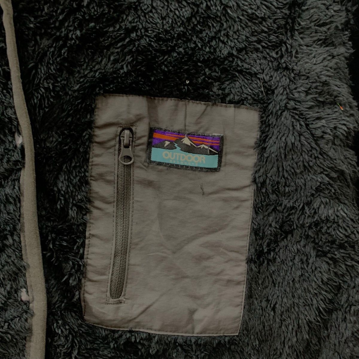 Other OUTDOOR USA Deep Pile Sherpa Over Print Aztec Fleece Jacket Size M / US 6-8 / IT 42-44 - 7 Thumbnail