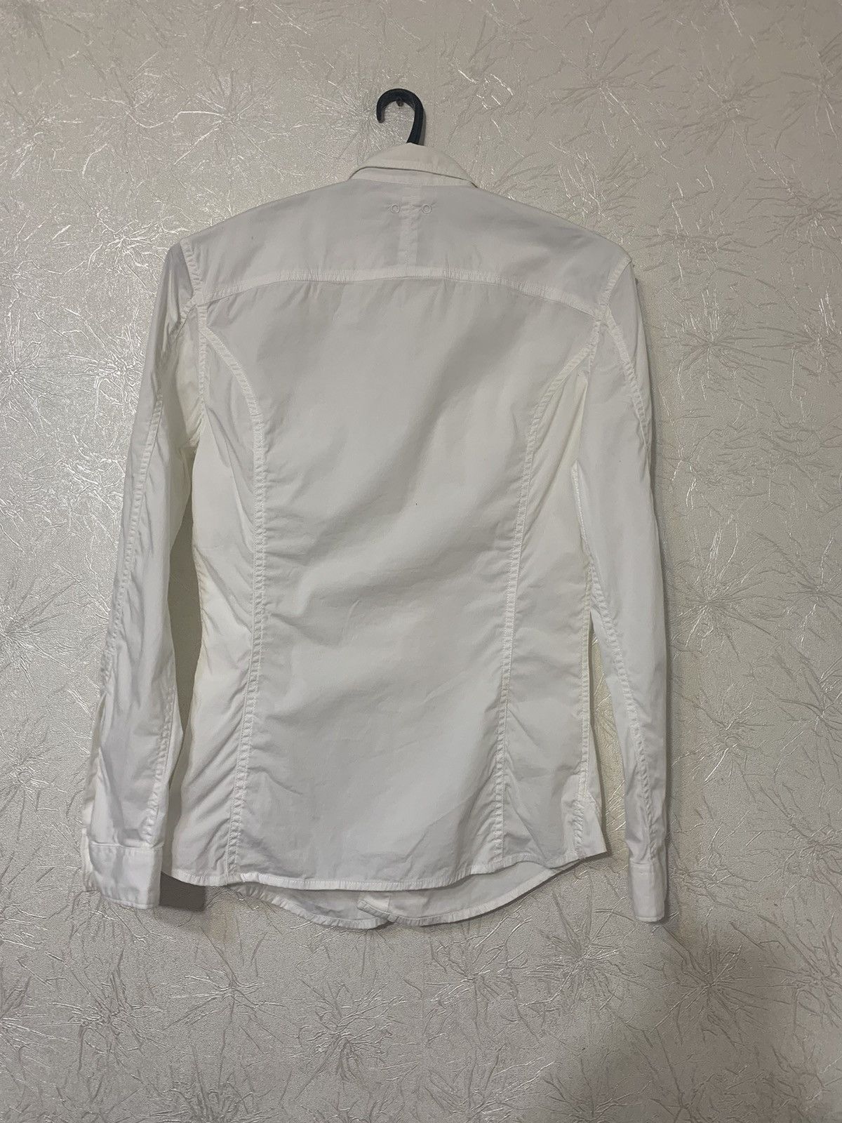 Diesel × Vintage Diesel White Men’s Slimfit Avant Garde Shirt Button Up Small Size US S / EU 44-46 / 1 - 5 Thumbnail