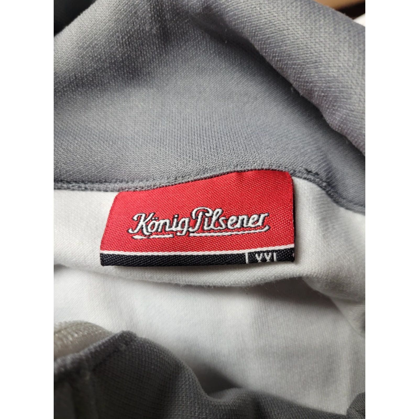 Vintage VINTAGE Konig Pilsener German Beer Jacket Windbreaker Zip Up 2XL White Men Size US XXL / EU 58 / 5 - 6 Thumbnail