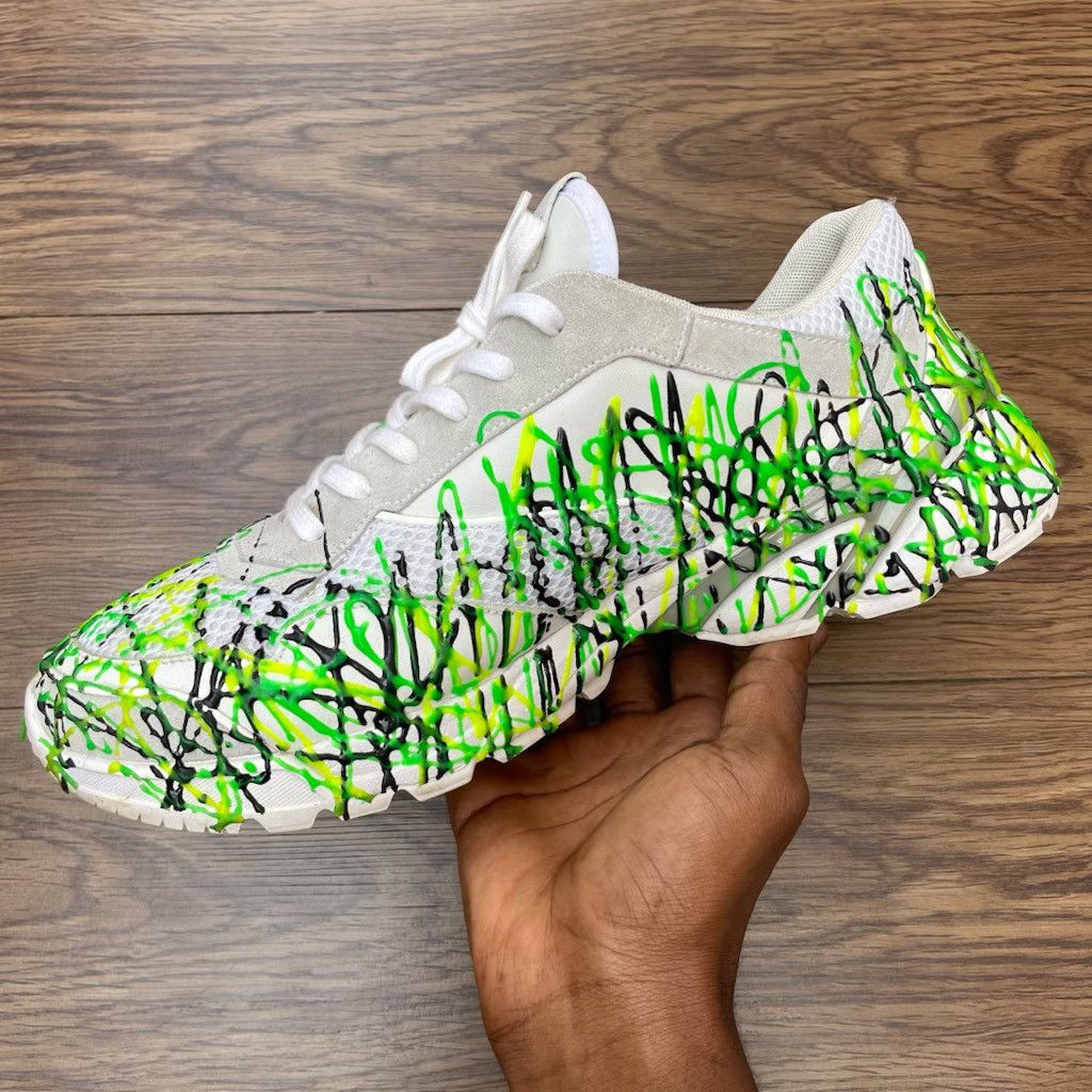Premiata Premiata Hand Painted Sneakers Size US 11 / EU 44 - 5 Thumbnail