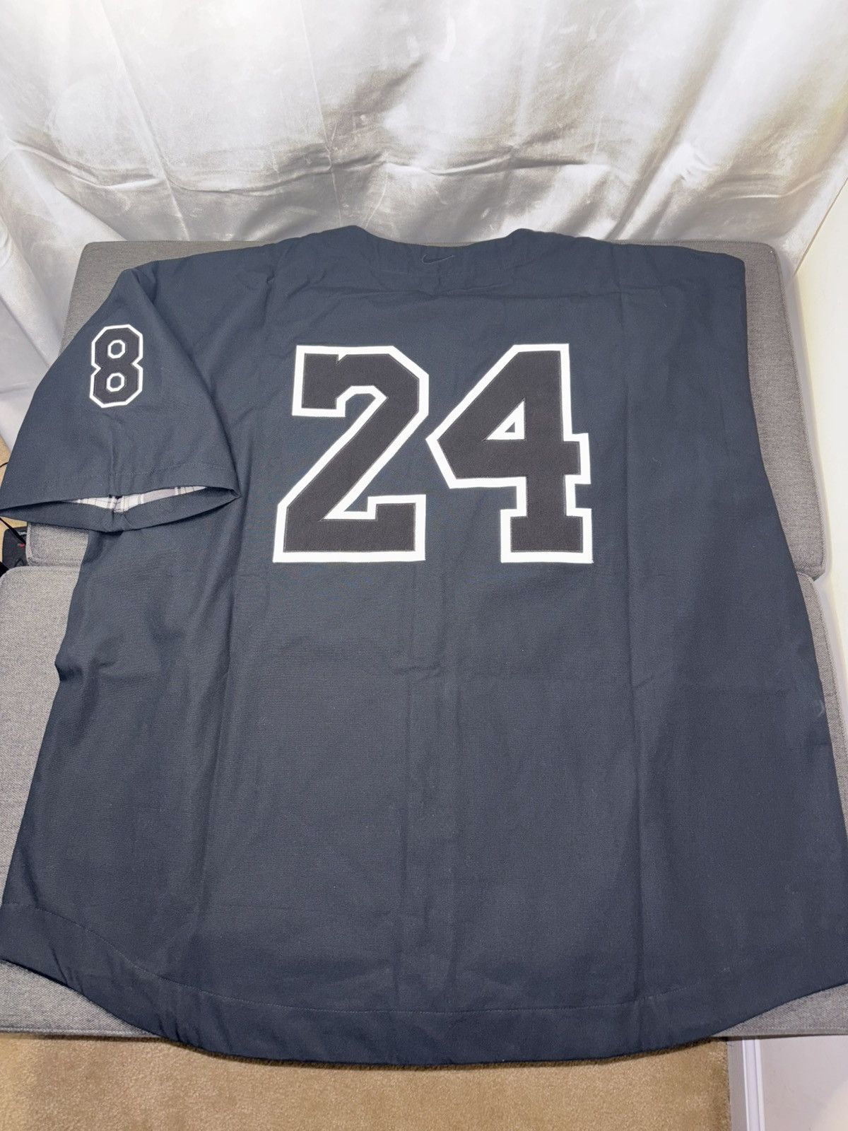 Nike Nike Kobe Bryant Mamba Baseball Jersey Black XL IB0007-010 Size US XL / EU 56 / 4 - 15 Thumbnail