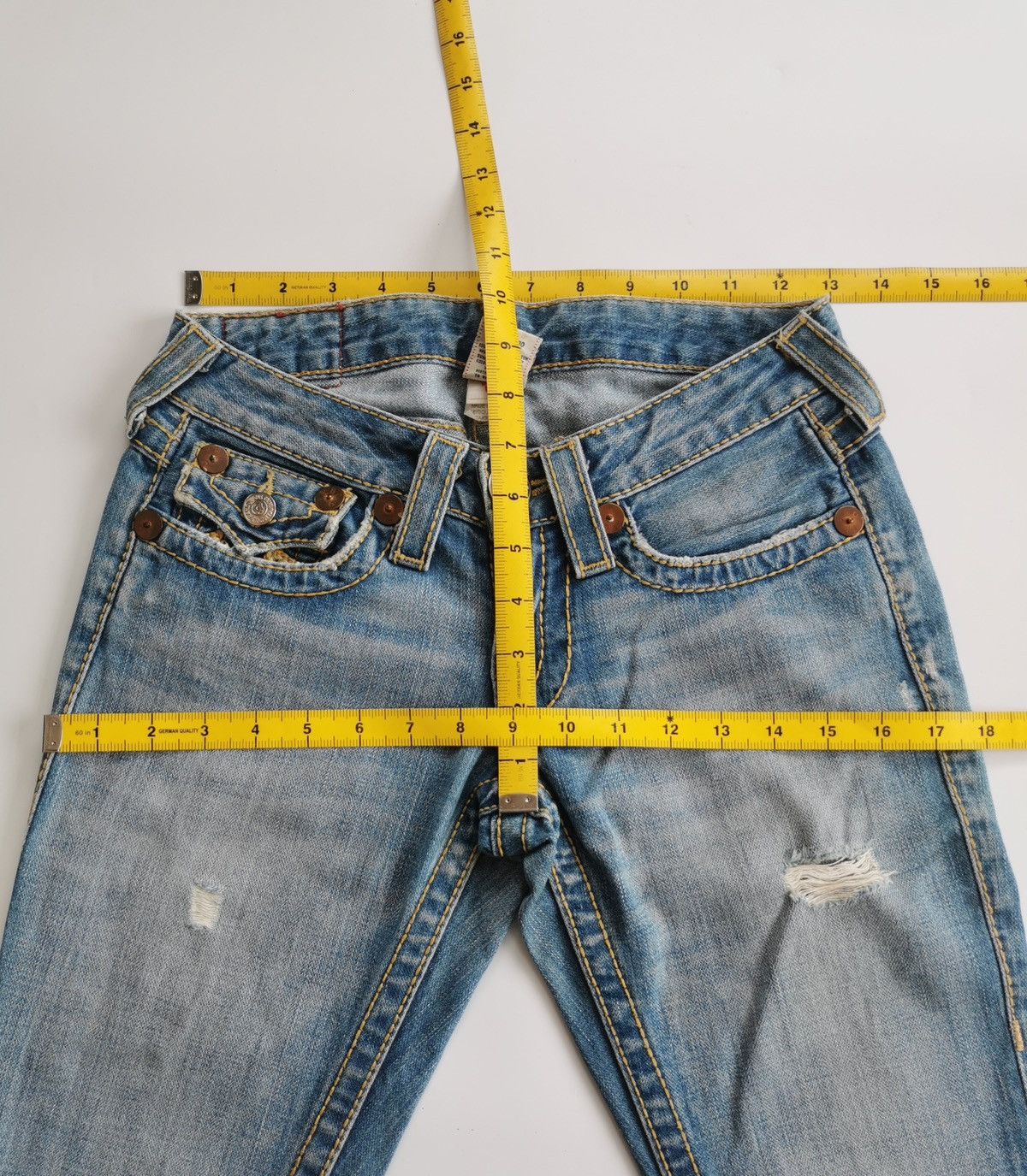True Religion Bootcut True Religion Rainbow Joey Jeans Size 26" / US 2 / IT 38 - 8 Thumbnail