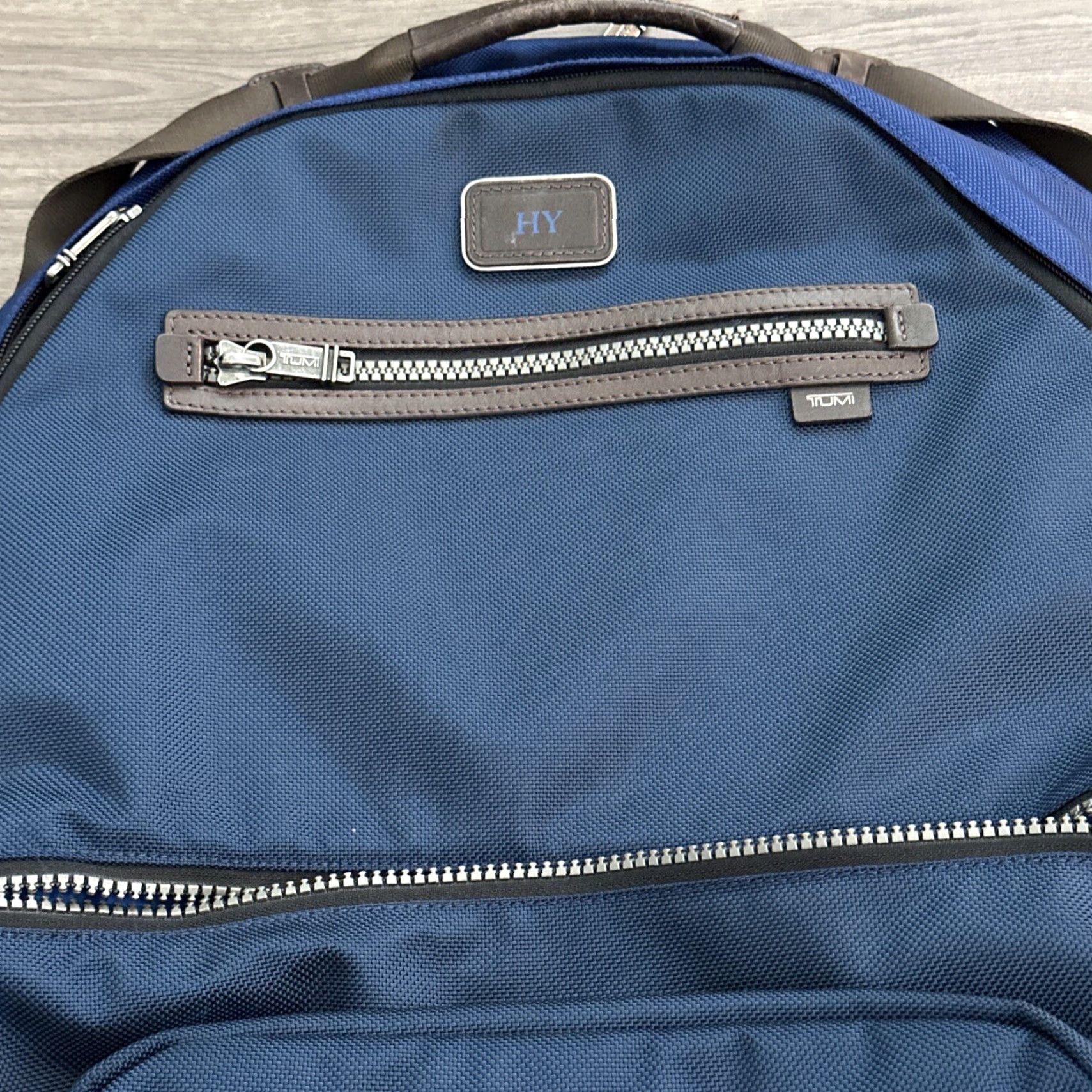 Tumi Tumi Alpha Bravo Cannon Backpack Rucksack Ballistic Nylon Blue 18x12x6 Medium Unisex Adults Leather Lining 22385BLCH Size ONE SIZE - 2 Thumbnail
