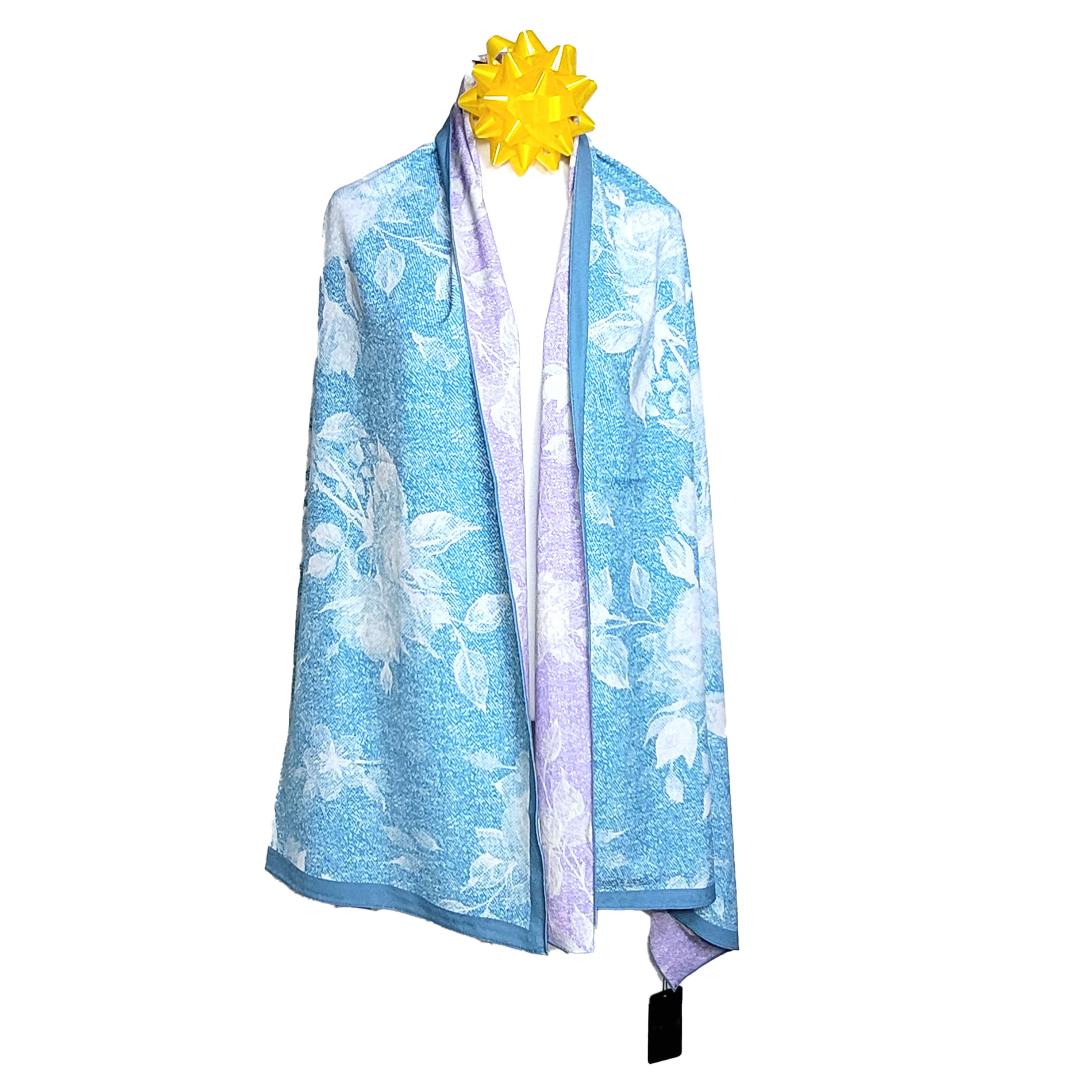 Other Double-Sided Silk Scarf 27"x70" Long Rectangle 3310 Size ONE SIZE - 5 Thumbnail