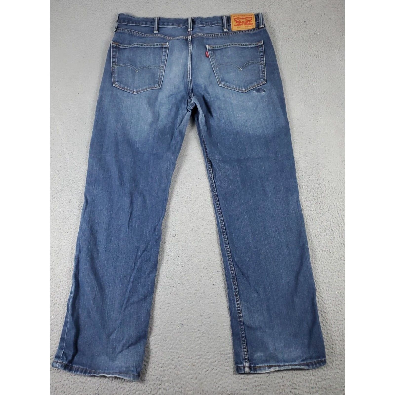 Levi's Levis 514 Jeans Mens Straight Leg 38x32 Blue Cotton 5-Pocket Size US 38 / EU 54 - 6 Thumbnail