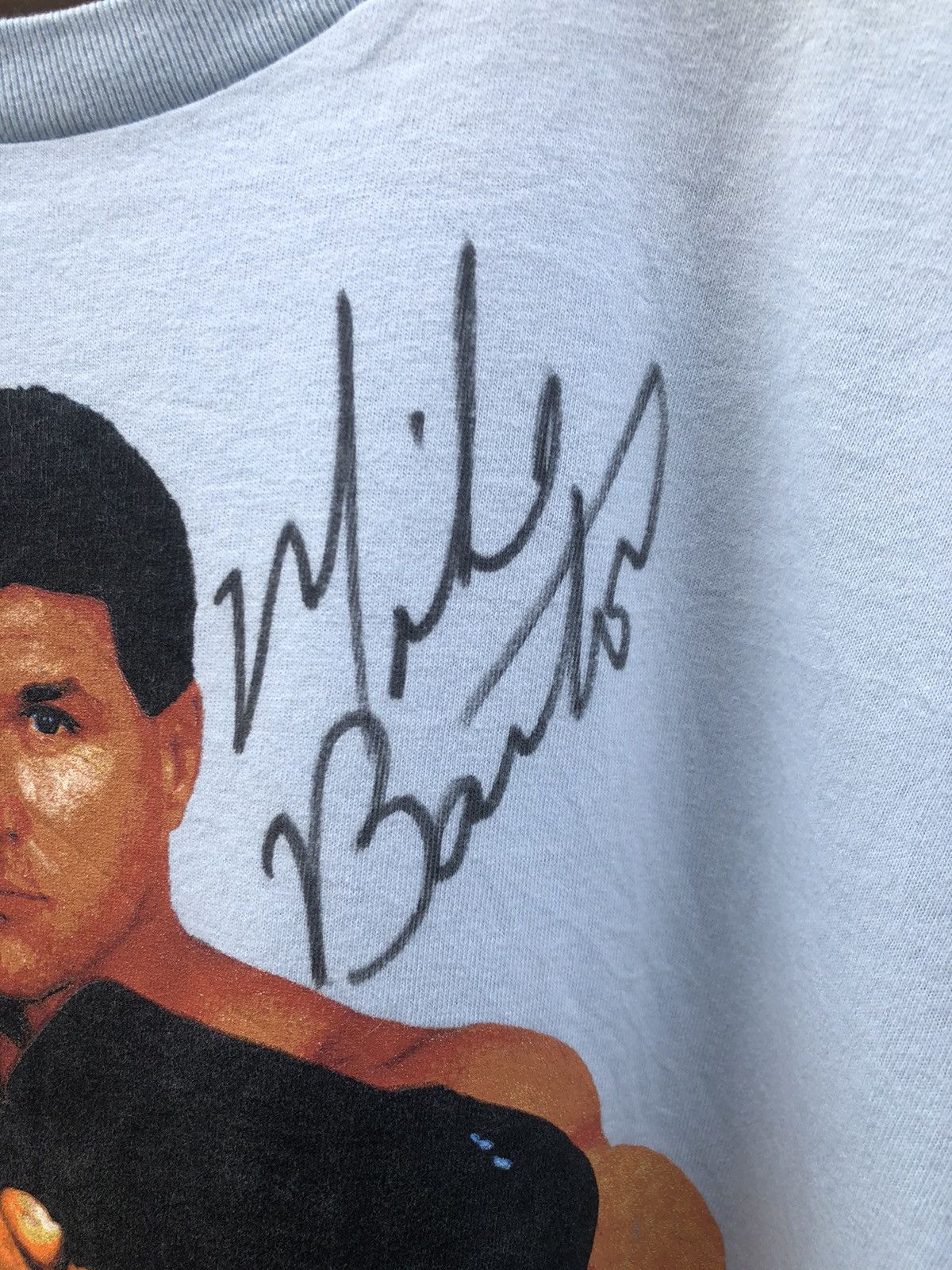 Japanese Brand × Vintage × WCW/nWo Rare‼️ Vintage 90s AJPW Mike Barton Tee With Signature Size US XL / EU 56 / 4 - 4 Thumbnail
