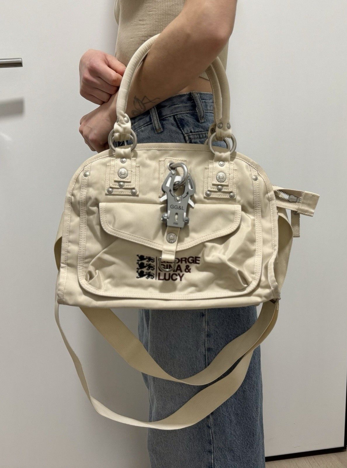 George Gina & Lucy GGL Haute Hip Vintage Crossbody Bag y2k