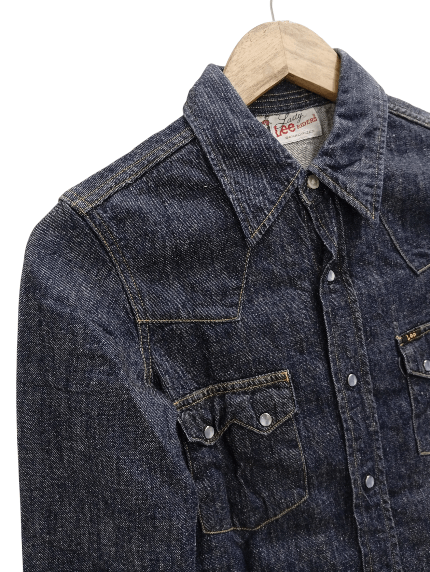Lee × Vintage 🔥🔥Lee Riders Lady Denim Shirt Size M / US 6-8 / IT 42-44 - 8 Thumbnail