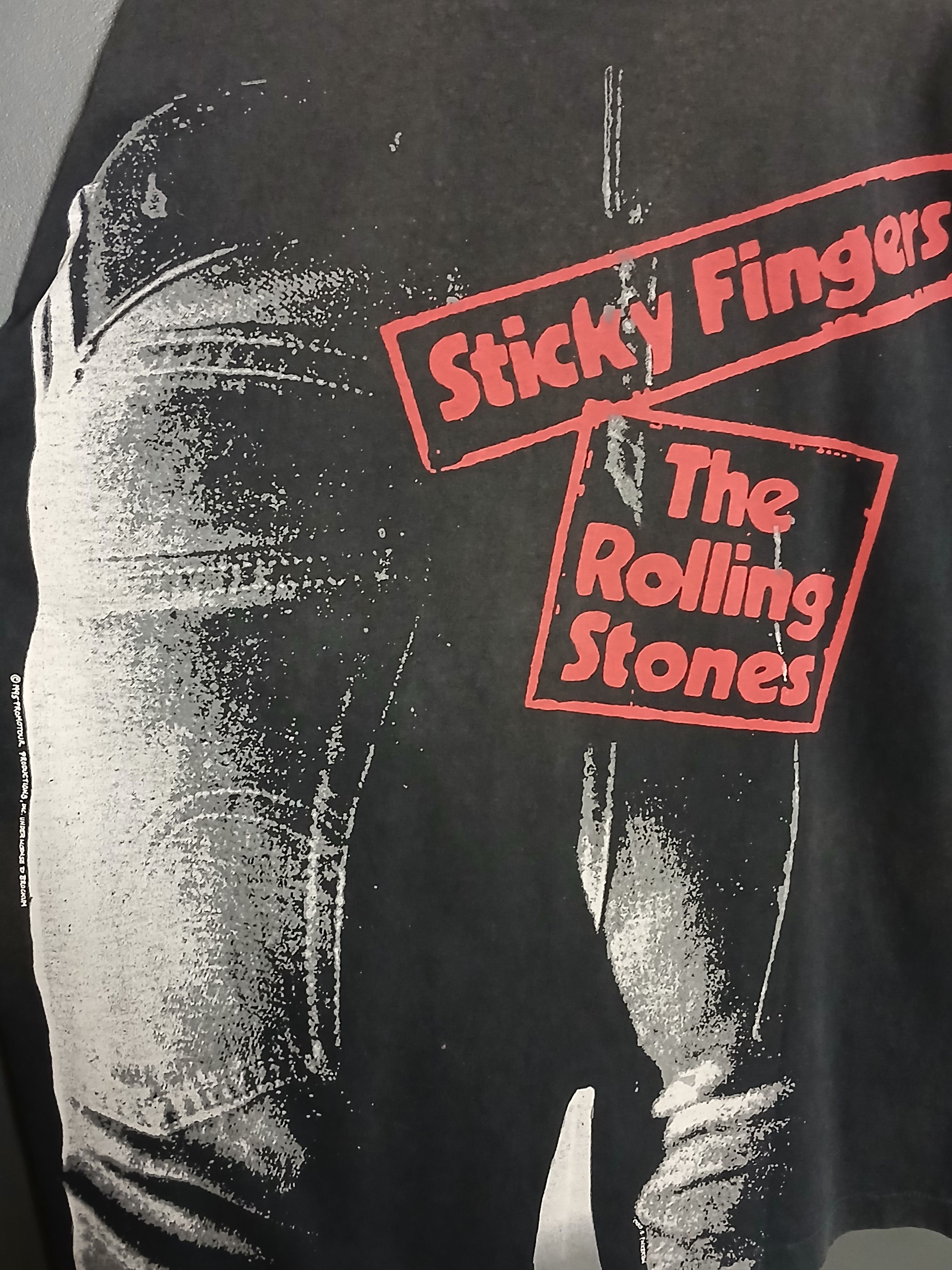 The Rolling Stones Vintage 1995 The Rolling Stones Sticky Fingers T-Shirt Size US XXL / EU 58 / 5 - 3 Thumbnail