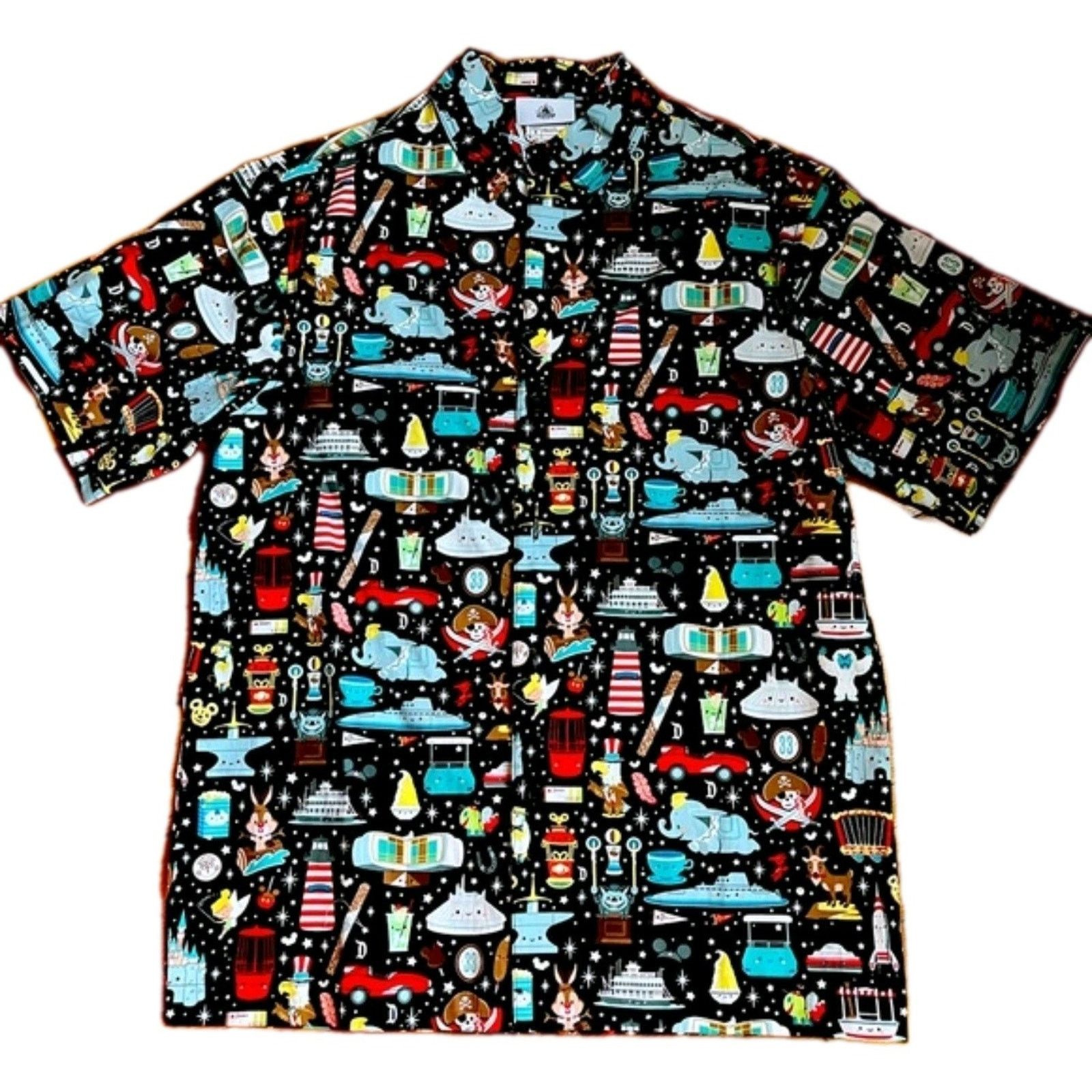 Other Disney Parks Shirt Mens Button Down Jerrod Maruyama Kingdom Size L / US 10 / IT 46 - 2 Thumbnail