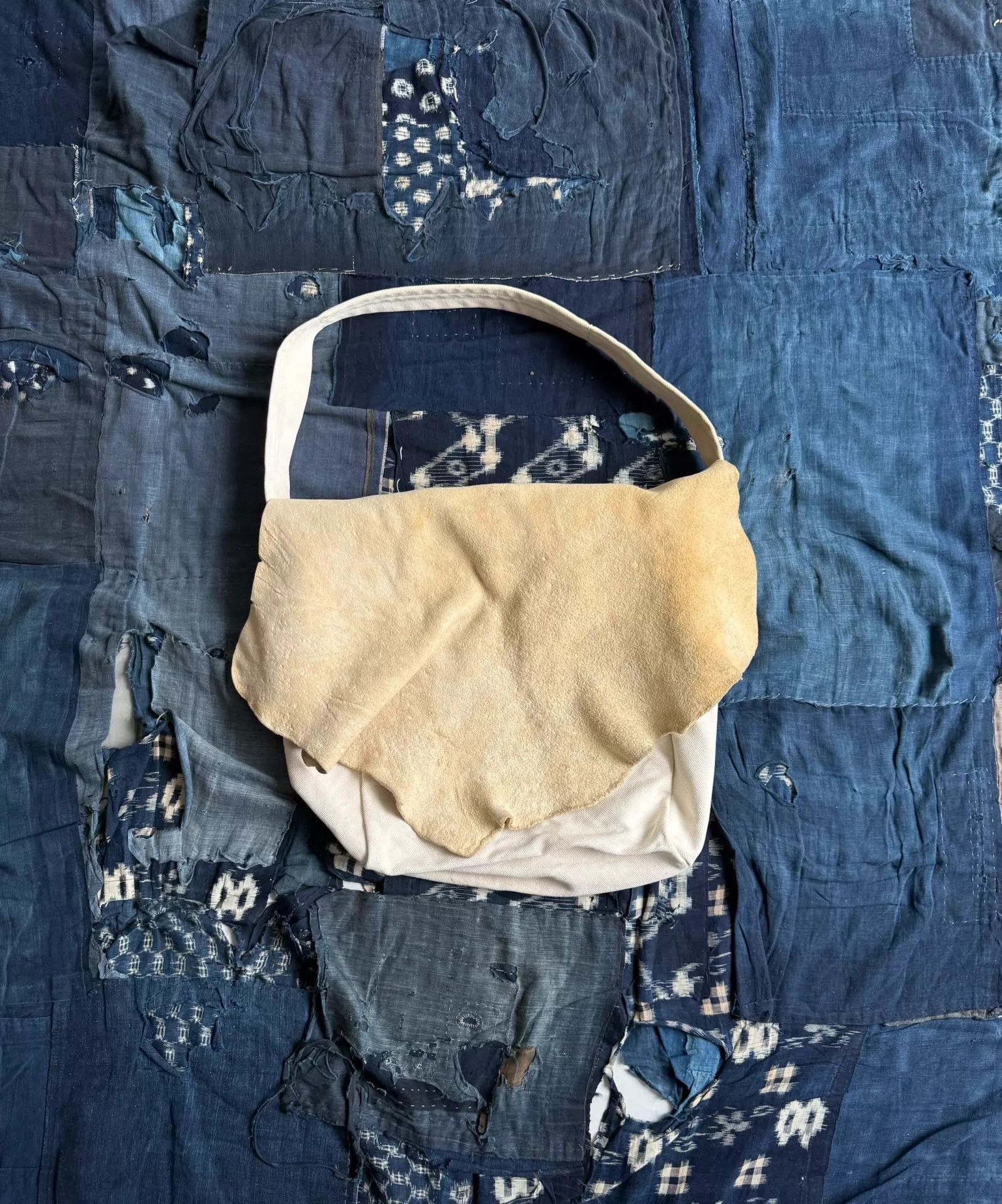 Visvim Multi-Color Sling Bag with Leather Flap Size ONE SIZE - 1 Thumbnail
