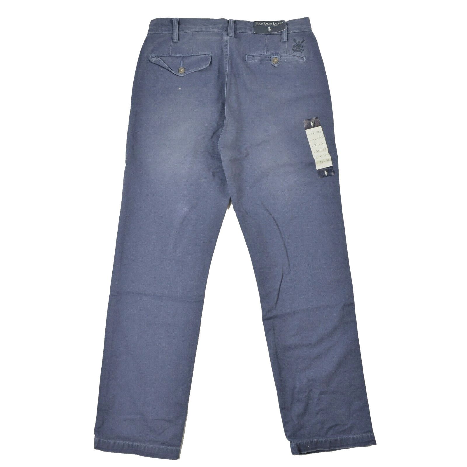 Polo Ralph Lauren NEW Vintage Polo Ralph Lauren Slim GI Chinos! 36 Faded Blue Size US 36 / EU 52 - 2 Thumbnail