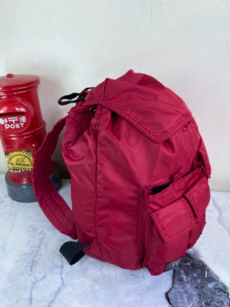 Jean Paul Gaultier Jean Paul Gaultier Multi Pocket Utility Nylon Red Backpack Size ONE SIZE - 2 Thumbnail