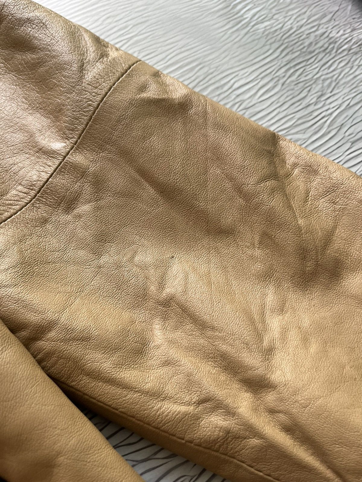 Versace Versace Classic V2 Vintage Genuine Leather Coat Beige Size L / US 10 / IT 46 - 7 Thumbnail