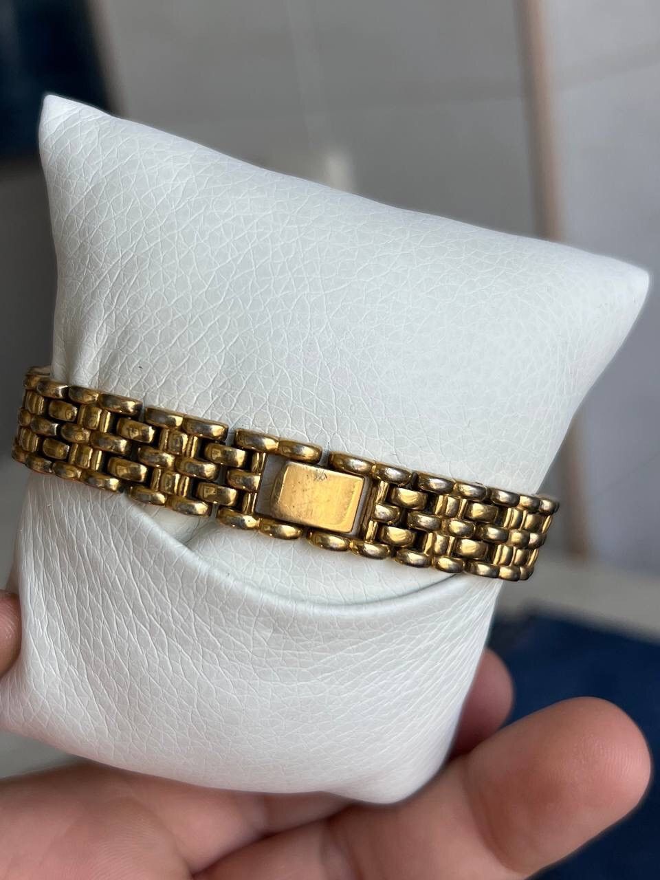 Vintage Futuristic Minimalistic Omax Japanese Gold Bracelet Watch Size ONE SIZE - 4 Thumbnail