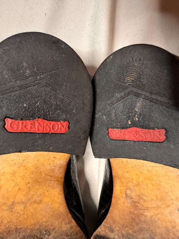 Grenson × Vintage Vintage Grenson Footmaster loafers made in England in 1990s Size US 10.5 / EU 43-44 - 13 Thumbnail