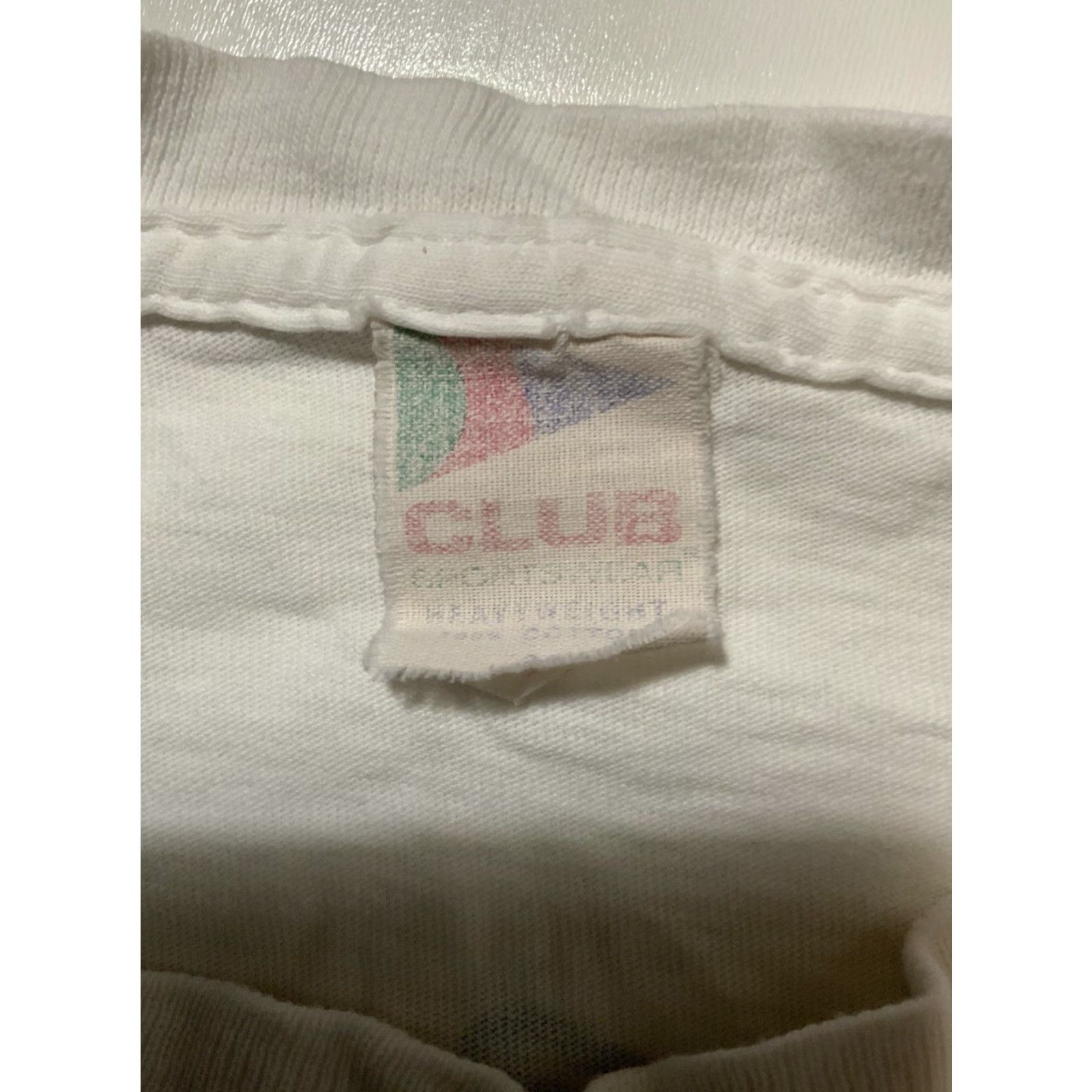 Vintage VINTAGE Club Sportswear Open Laguna Beach Volleyball Hobie T-Shirt Sz. M White Cotton 1987 Size US M / EU 48-50 / 2 - 6 Thumbnail
