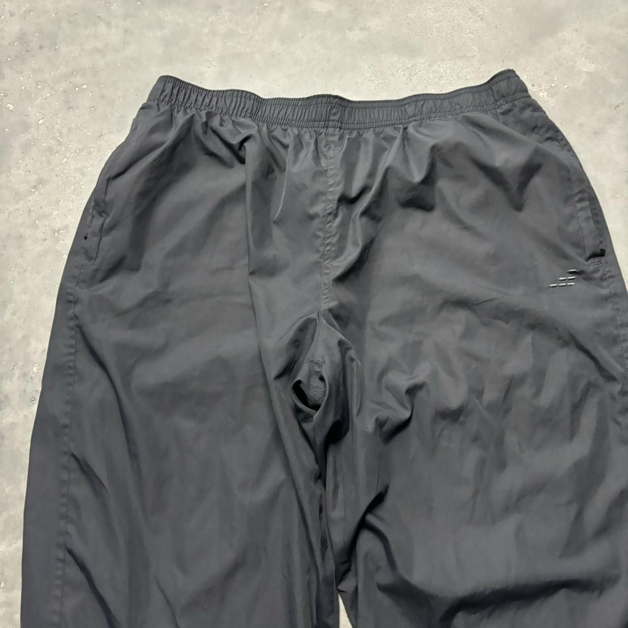 Japanese Brand × Vintage Crazy Vintage Y2K/2000s Baggy Grey Skater Drill Gorcpore Track Pants! Size US 34 / EU 50 - 4 Thumbnail