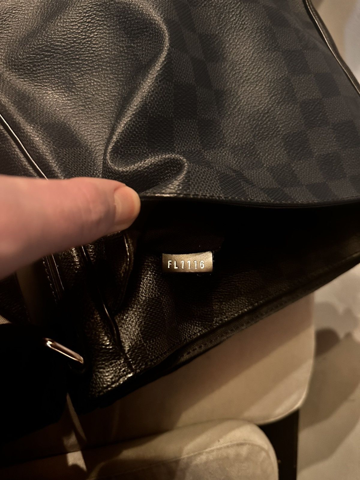 Louis Vuitton Louis Vuitton Damier Graphite Canvas District PM Bag Size ONE SIZE - 13 Thumbnail