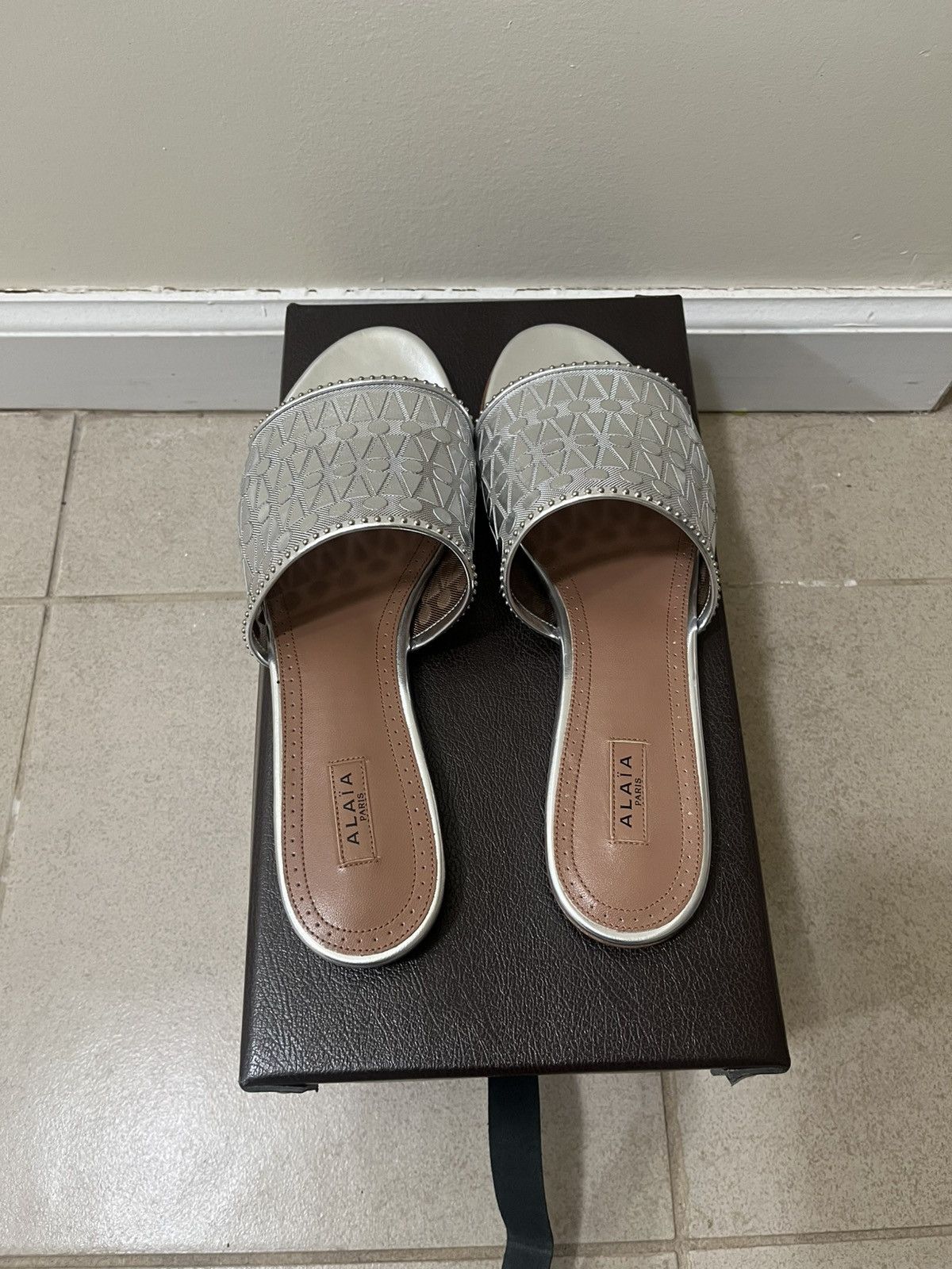 Alaia Alaia Sandals Sz 39.5/9.5us Size US 9.5 / IT 39.5 - 3 Thumbnail