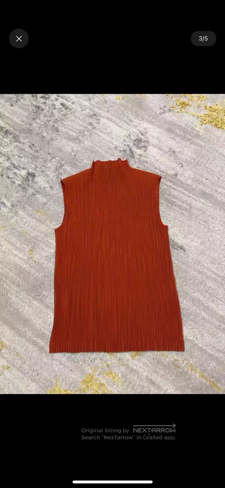 Issey Miyake Issey Miyake Sleeveless Top Size L / US 10 / IT 46 - 5 Thumbnail