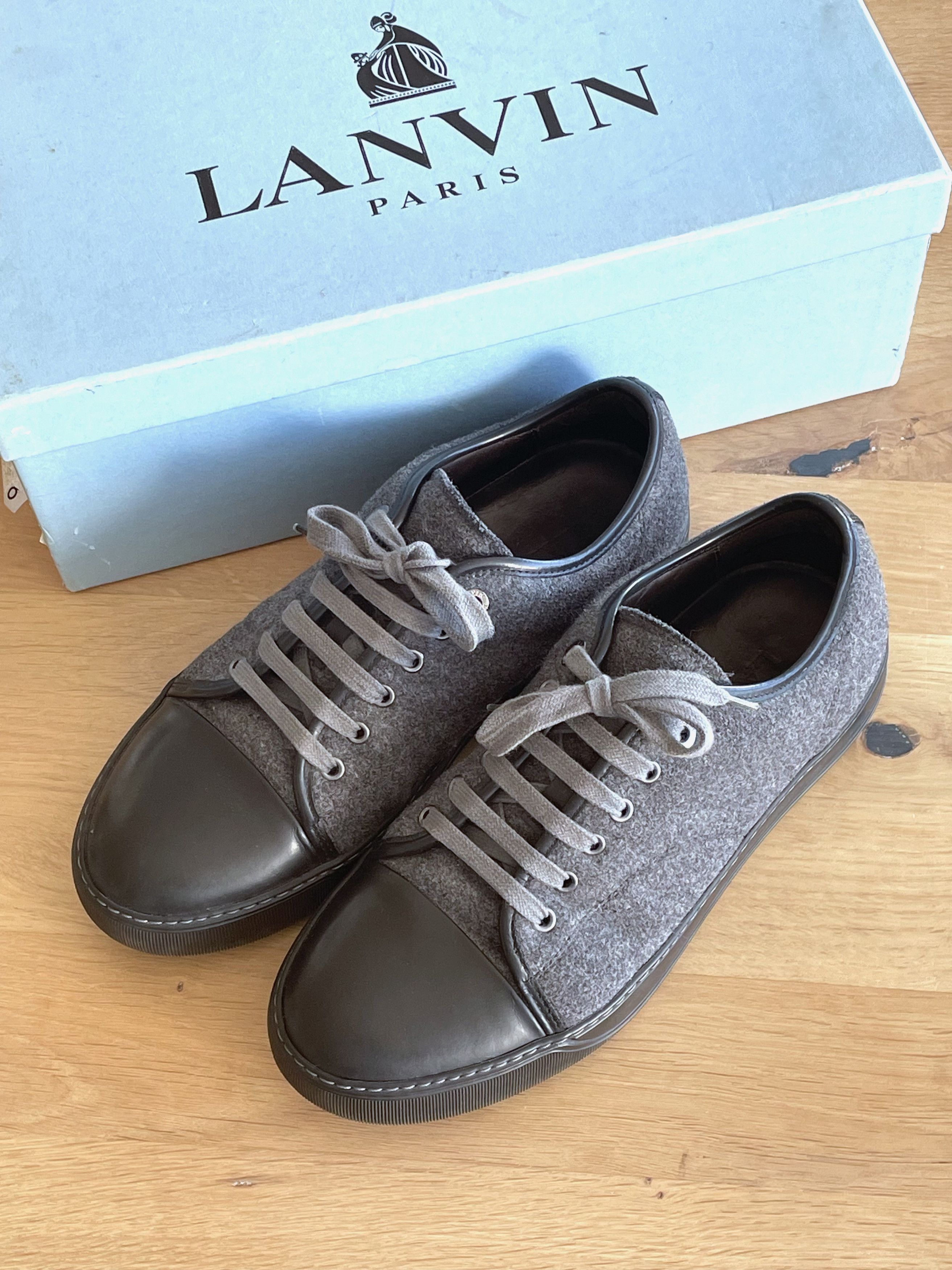 Lanvin Low Top Suede Sneaker Size US 8 / EU 41 - 1 Thumbnail