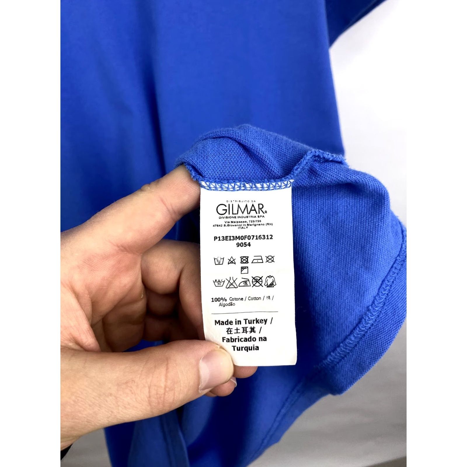 Vintage Vintage Iceberg T-Shirt M Blue 90s Polo rare retro hype Mens Size US M / EU 48-50 / 2 - 8 Thumbnail