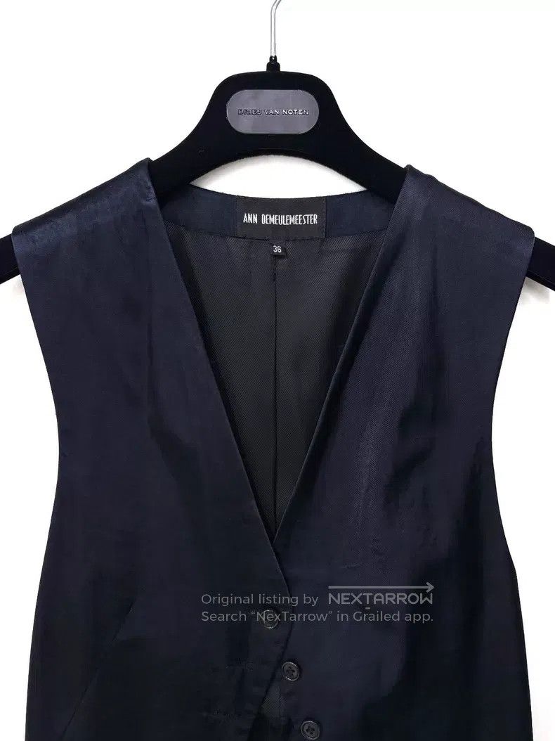 Ann Demeulemeester Ann Demeulemeester Spring/Summer 2014 SS Glossy Vest Size XS / US 0-2 / IT 36-38 - 3 Thumbnail