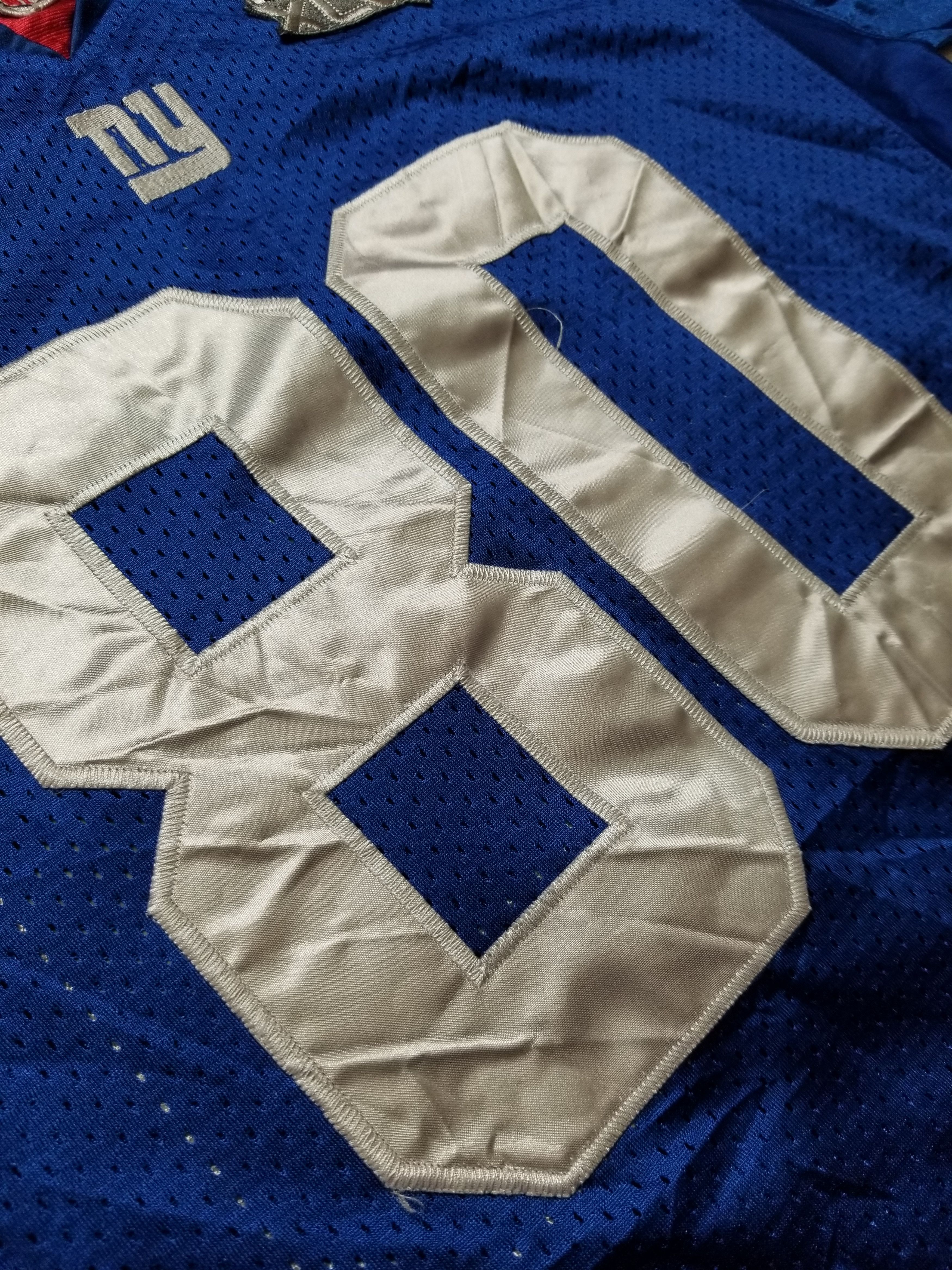 Reebok New York Giants Victor Cruz #80 Super Bowl NFL Sewn Jersey Size US XL / EU 56 / 4 - 14 Thumbnail