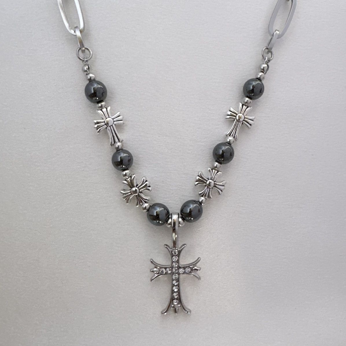 Other Cross Pendant Necklace for Men Women,Hip Hop Unisex Style Size ONE SIZE - 1 Thumbnail