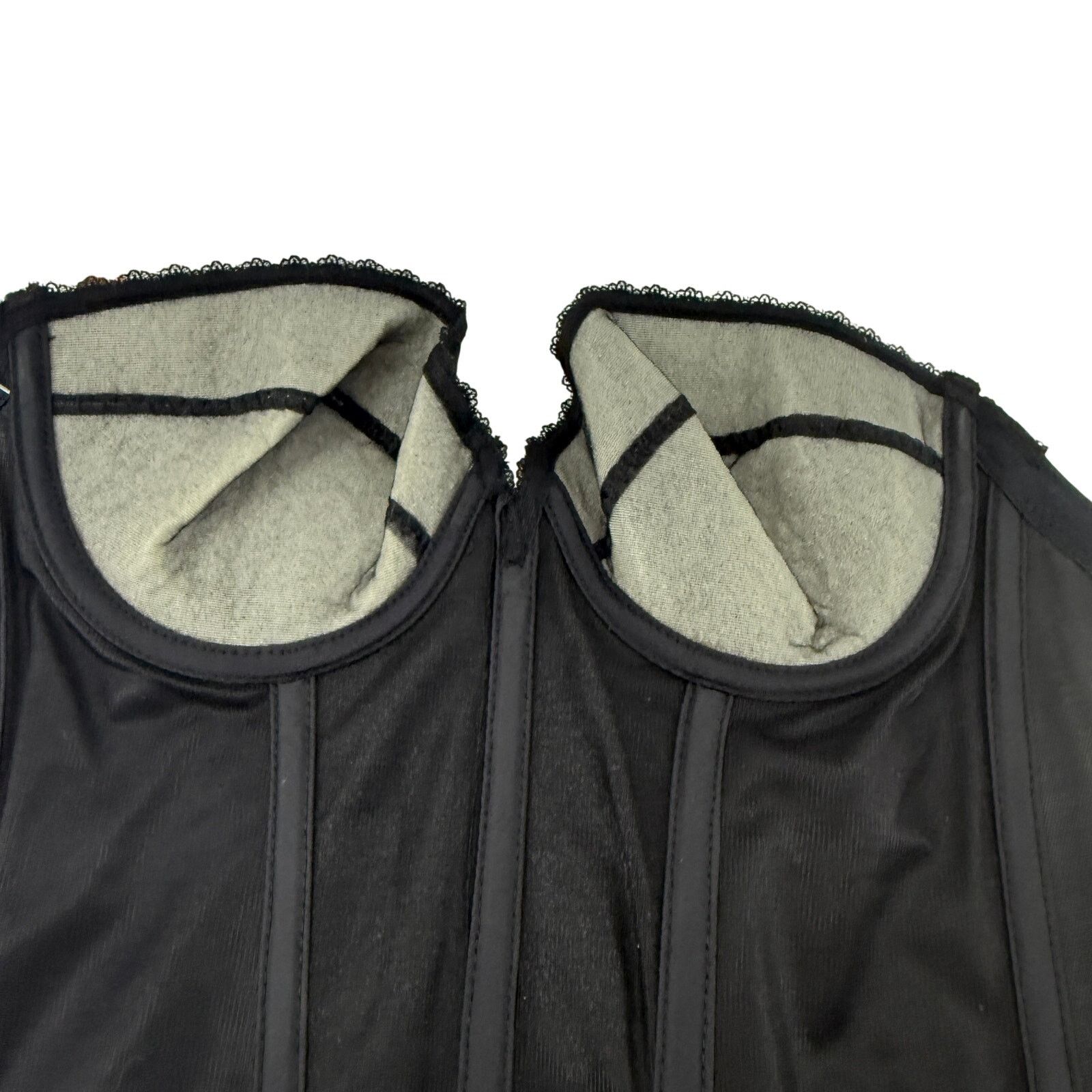 Vintage Vintage Backless by Smoothie Longline Bra Size 36B Black Size ONE SIZE - 3 Thumbnail