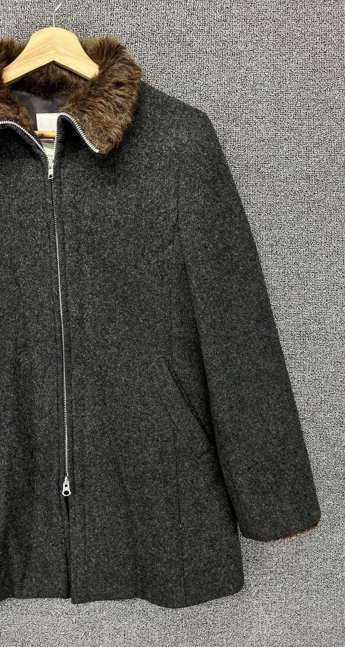 Issey Miyake × Sunao Kuwahara Vintage Issey Miyake Sunao Kuwahara Fur Wool Jacket Size S / US 4 / IT 40 - 4 Thumbnail