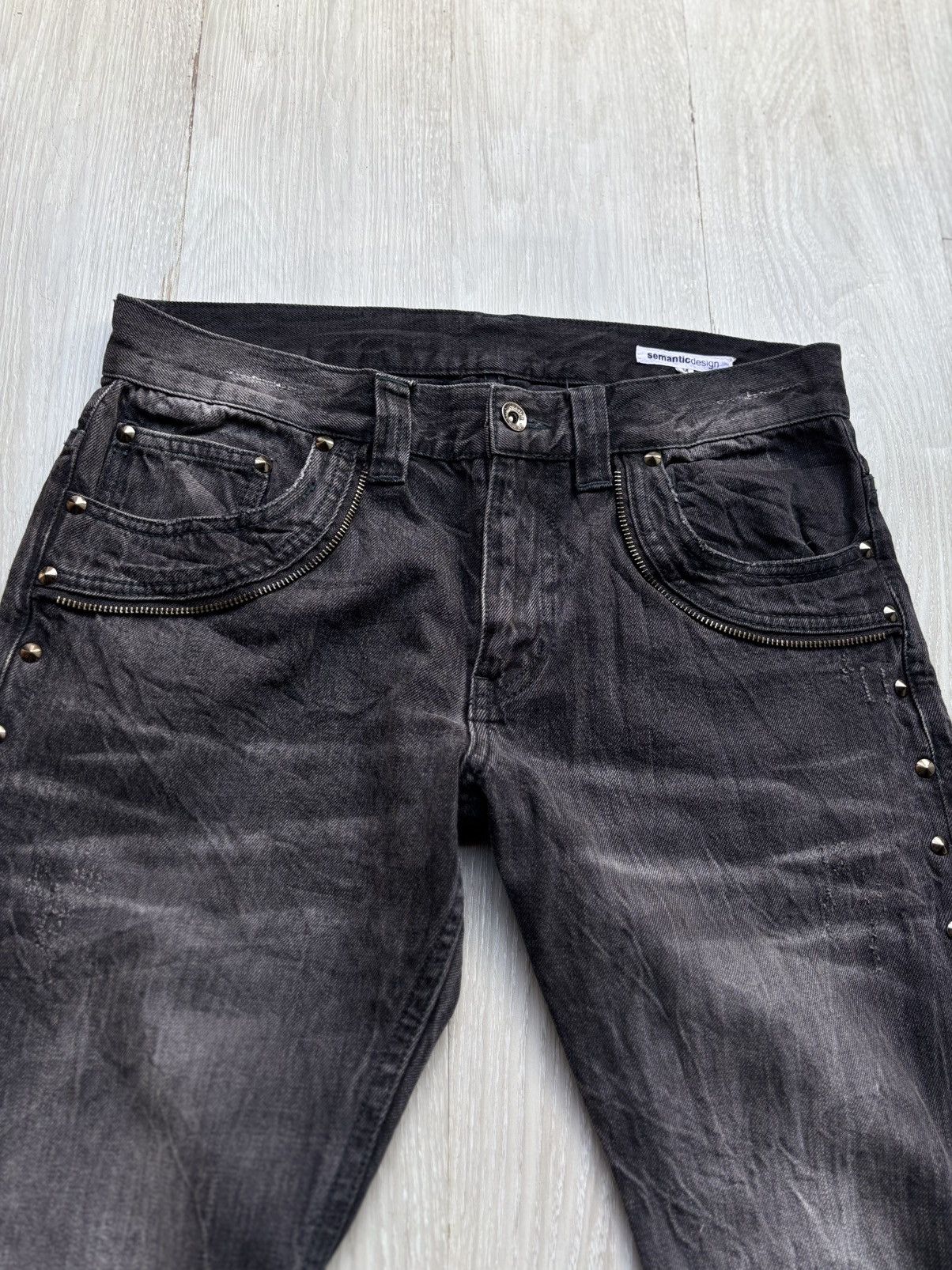 semanticdesign SEMANTIC DESIGN lace-up jeans Size US 28 / EU 44 - 2 Thumbnail