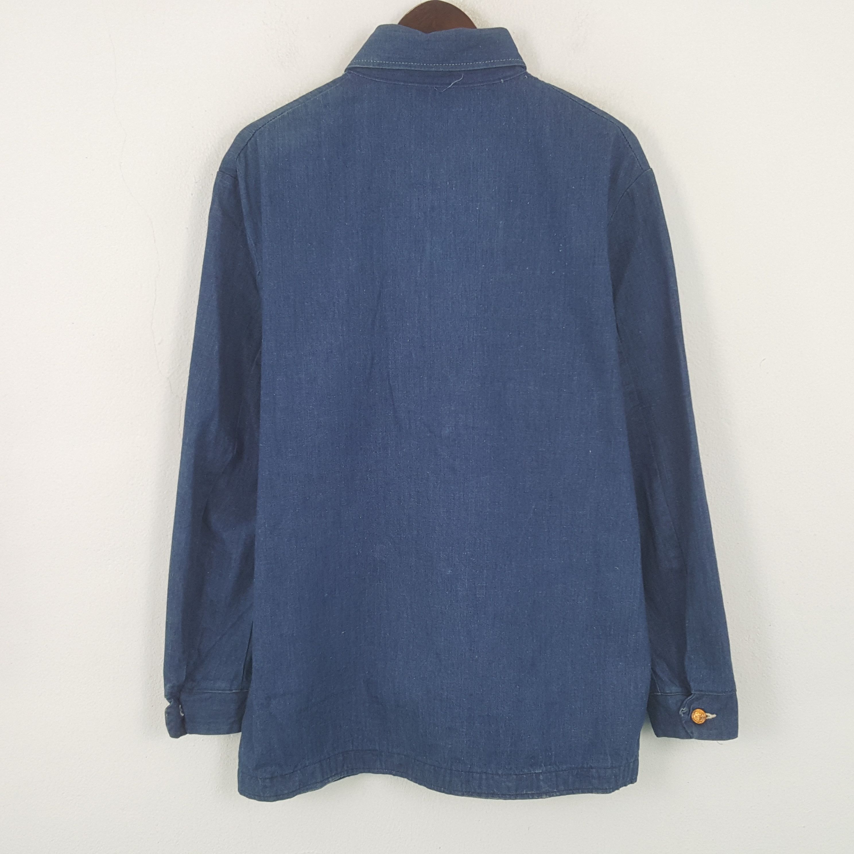 Japanese Brand Vintage Japanese Brand Denim Button Up Jacket Size US L / EU 52-54 / 3 - 3 Thumbnail
