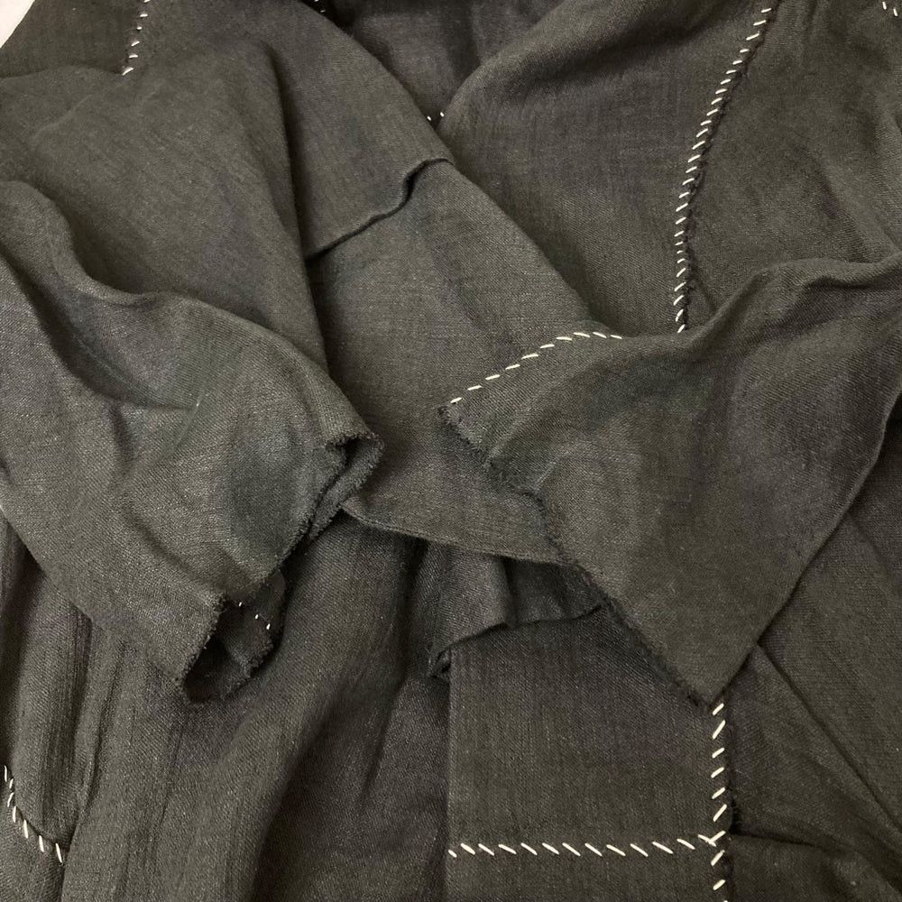 Yohji Yamamoto YOHJI YAMAMOTO White Stitch Design Coat Size US M / EU 48-50 / 2 - 5 Thumbnail