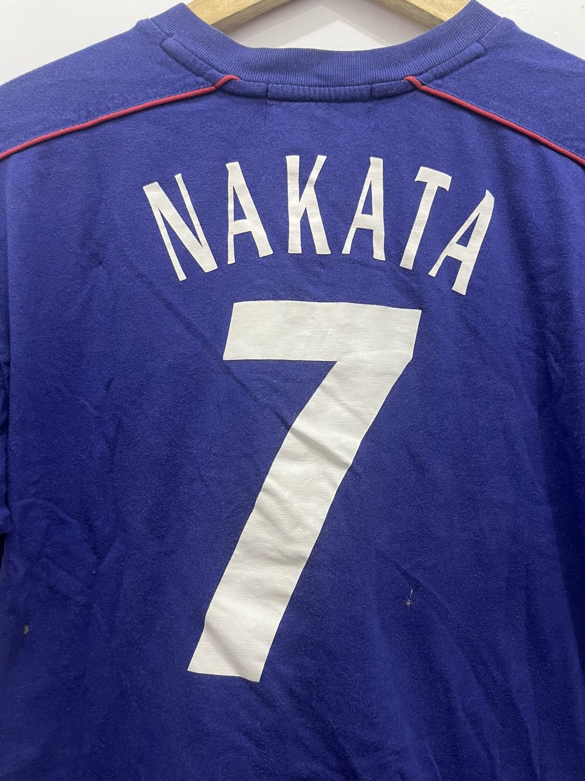 Vtg Japan Official National Team Hidetoshi Nakata Tees Vtg
