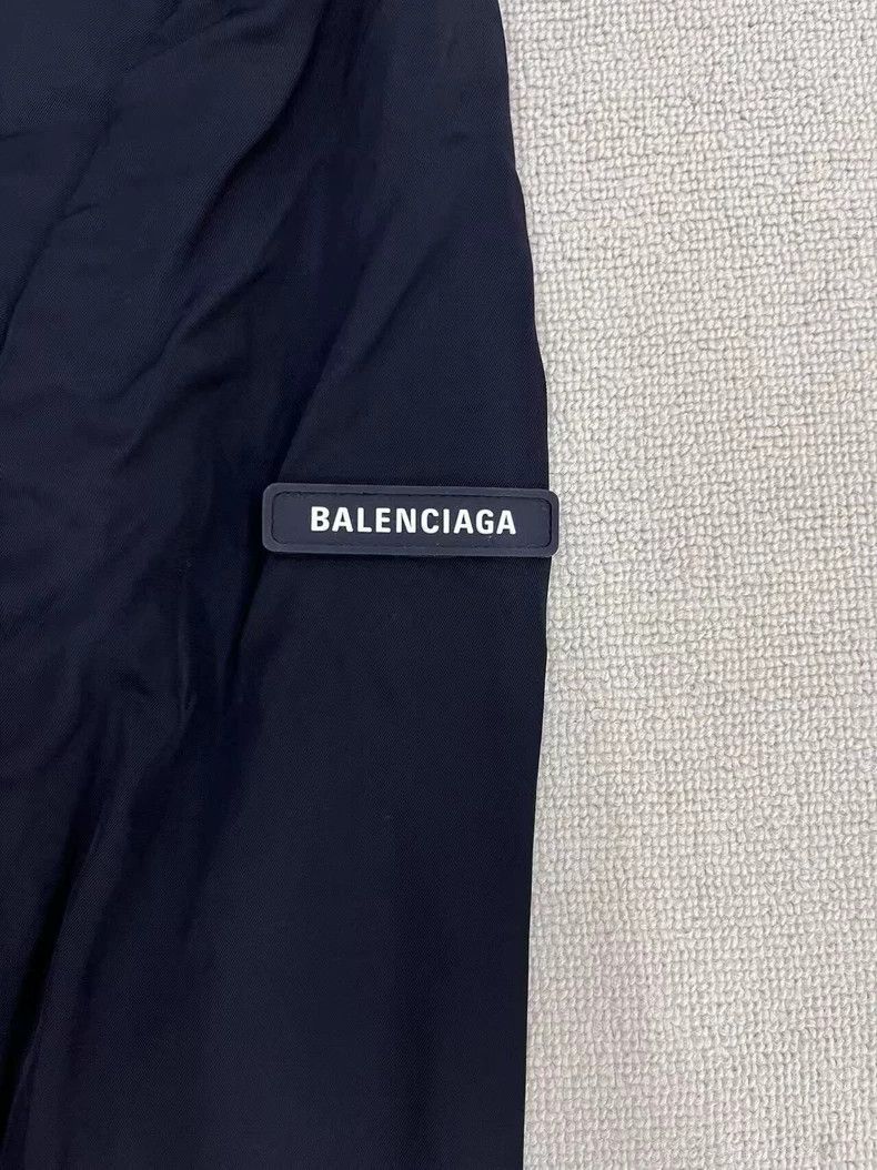 Balenciaga Balenciaga size 36 Logo print lapel drop shoulder loose si Size US S / EU 44-46 / 1 - 3 Thumbnail