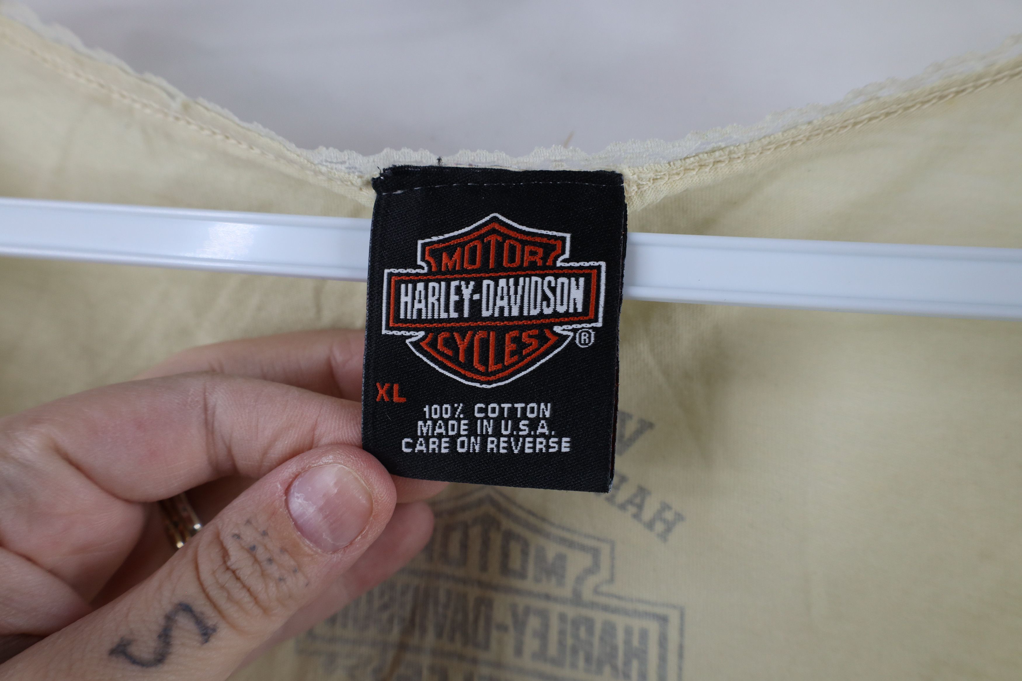 Harley Davidson × Vintage Vintage tg Y2K Harley Davidson Eagle Tank Top T-Shirt USA Size XL / US 12-14 / IT 48-50 - 9 Thumbnail
