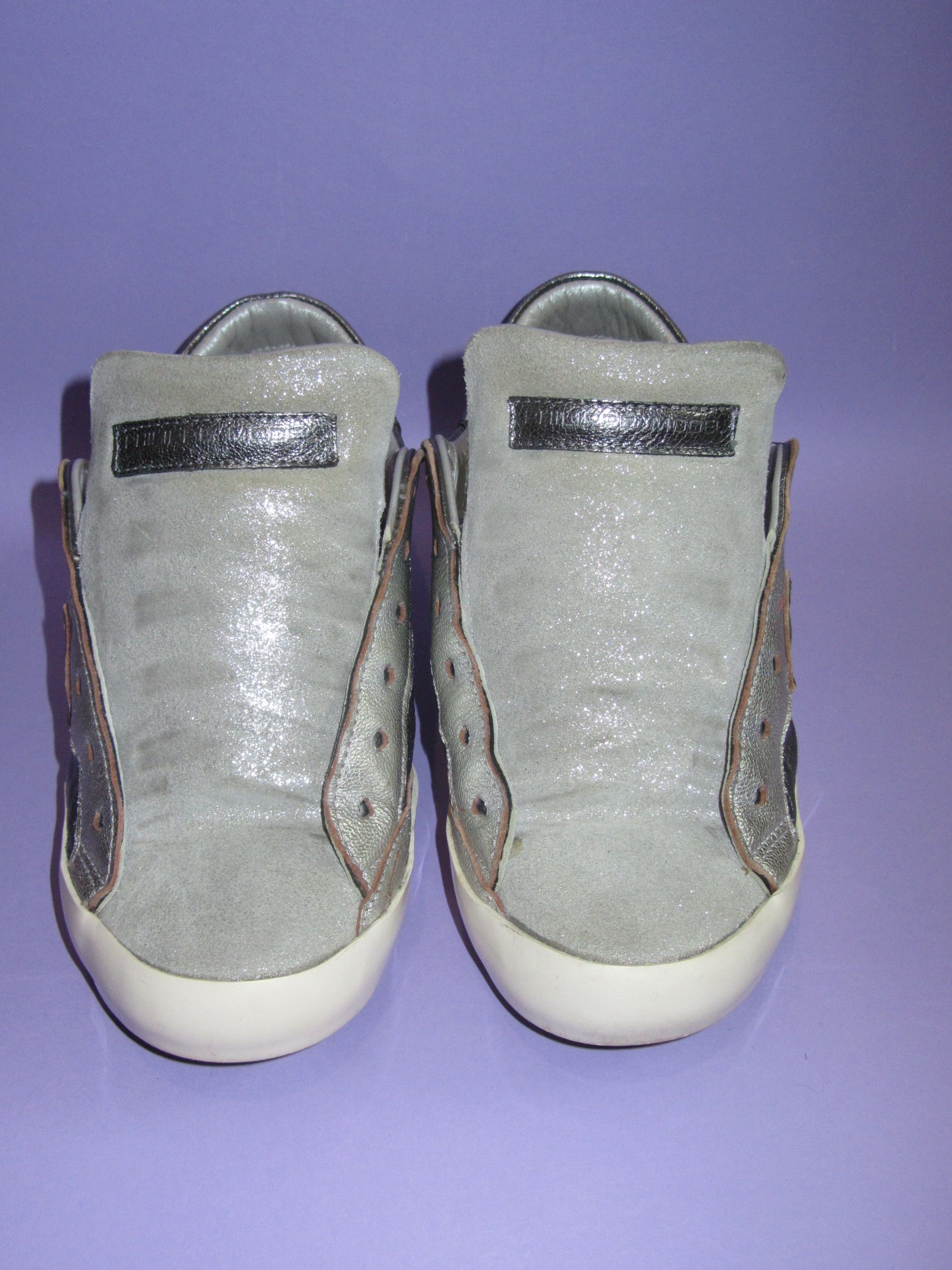 Philippe Model Philippe Model Paris Low Silver Leather Sneakers Size EU 36 Size US 6 / IT 36 - 22 Thumbnail