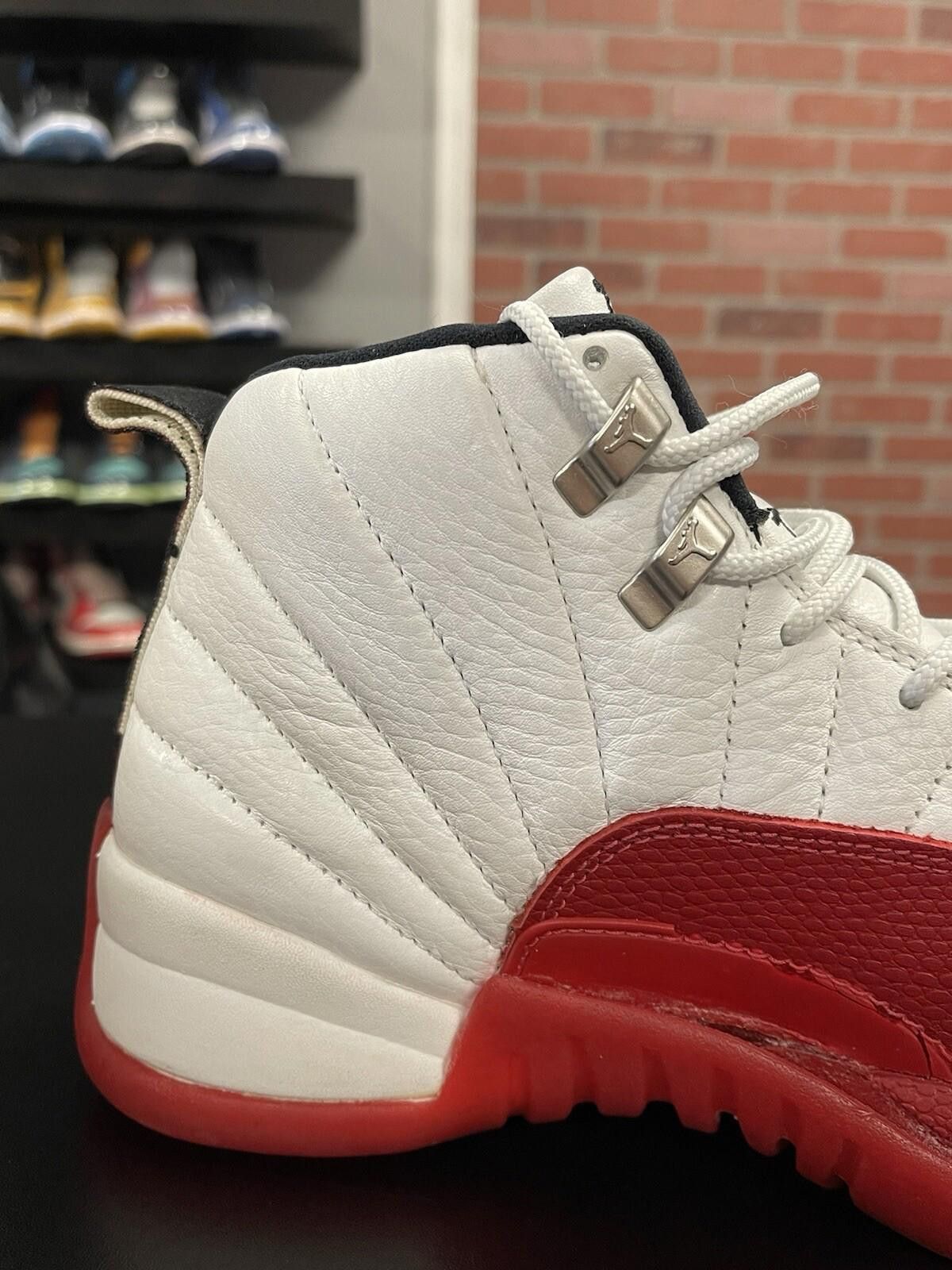 Nike Size 8 - Nike Air Jordan 12 XII OG Cherry 1996 White-Varsity Size US 8 / EU 41 - 8 Thumbnail
