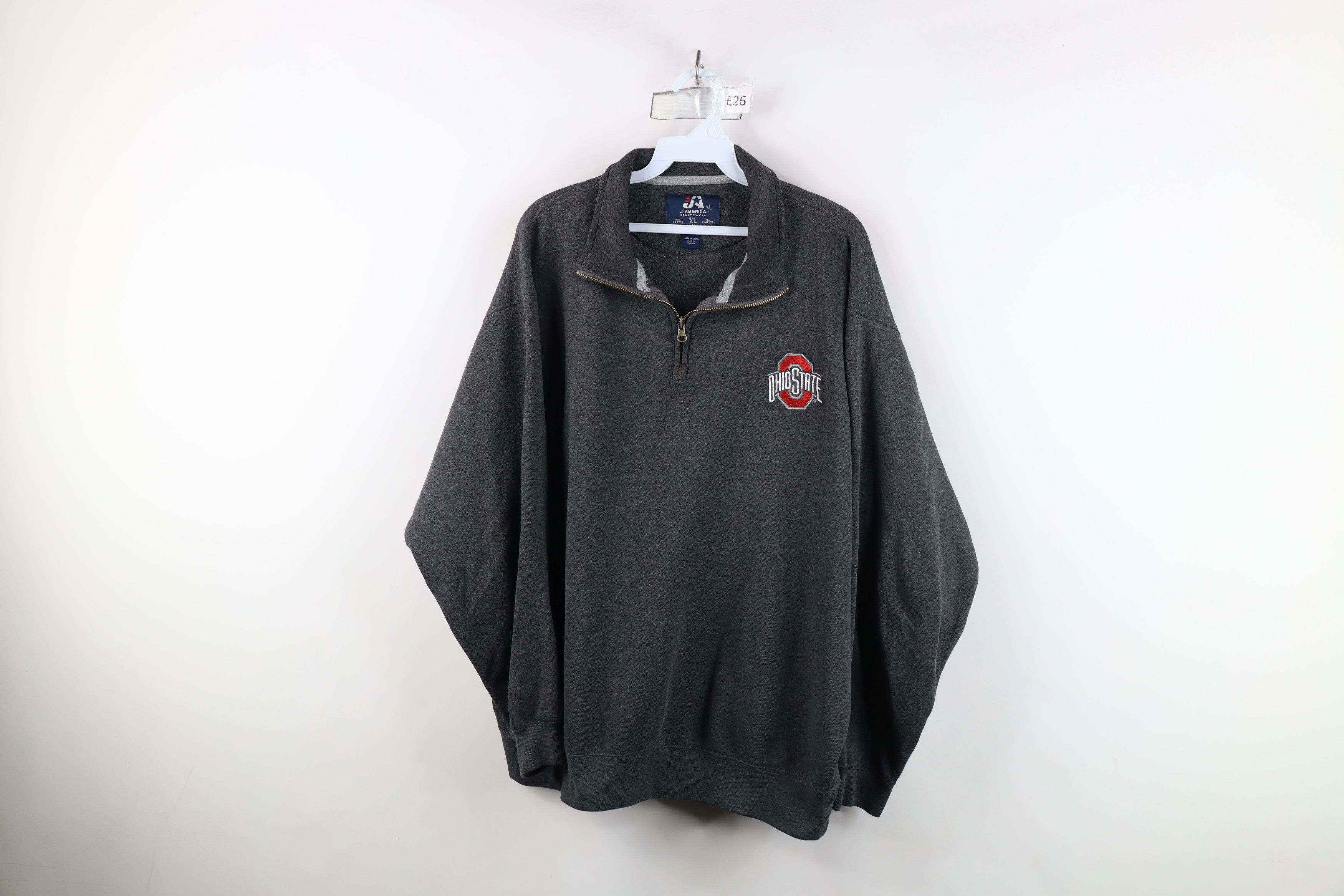 Vintage Vintage Ohio State University Half Zip Pullover Sweatshirt Size US XL / EU 56 / 4 - 1 Thumbnail