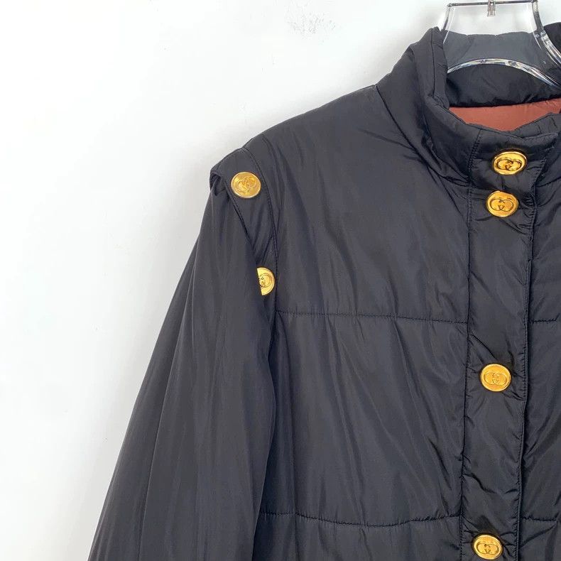 Gucci Gucci Black detachable sleeves fur trim jacket 2501-Nextarr Size US XXS / EU 40 - 3 Thumbnail